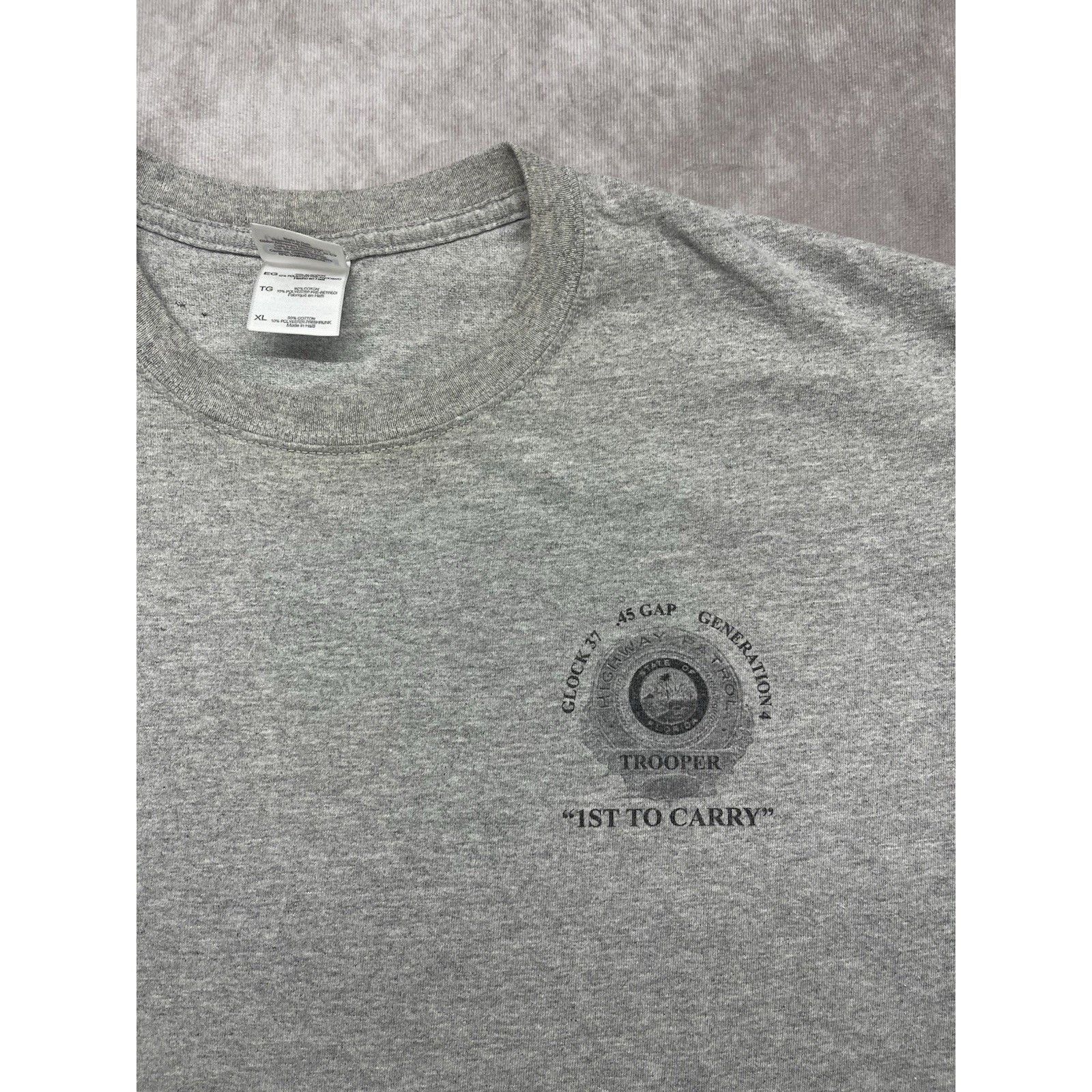 Other Florida Highway Patrol FHP Trooper Glock "SHOW 'EM THE BUSIN Size US XL / EU 56 / 4 - 6 Thumbnail