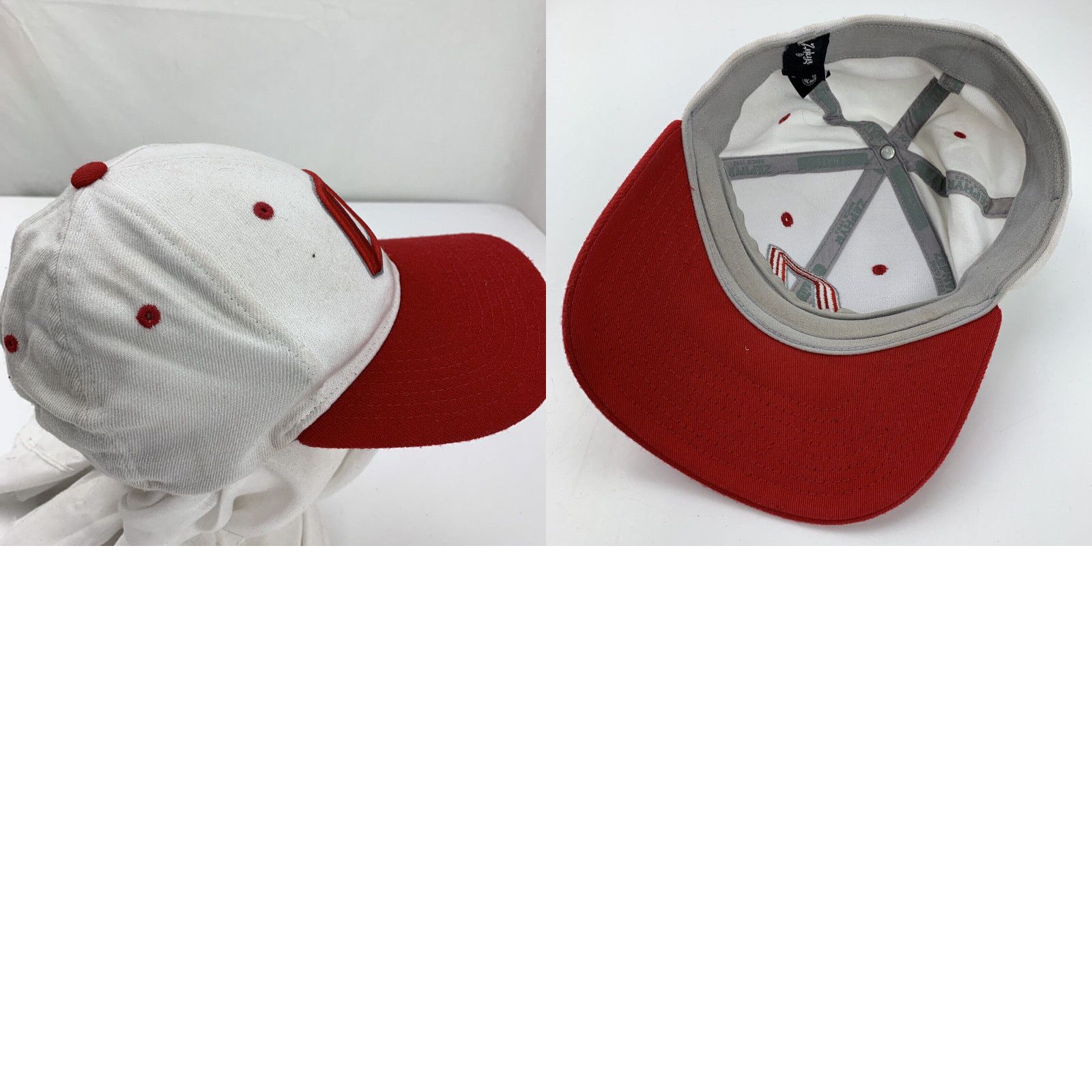 Zephyr Tigers White Red Ball Cap Hat Fitted Baseball | Grailed