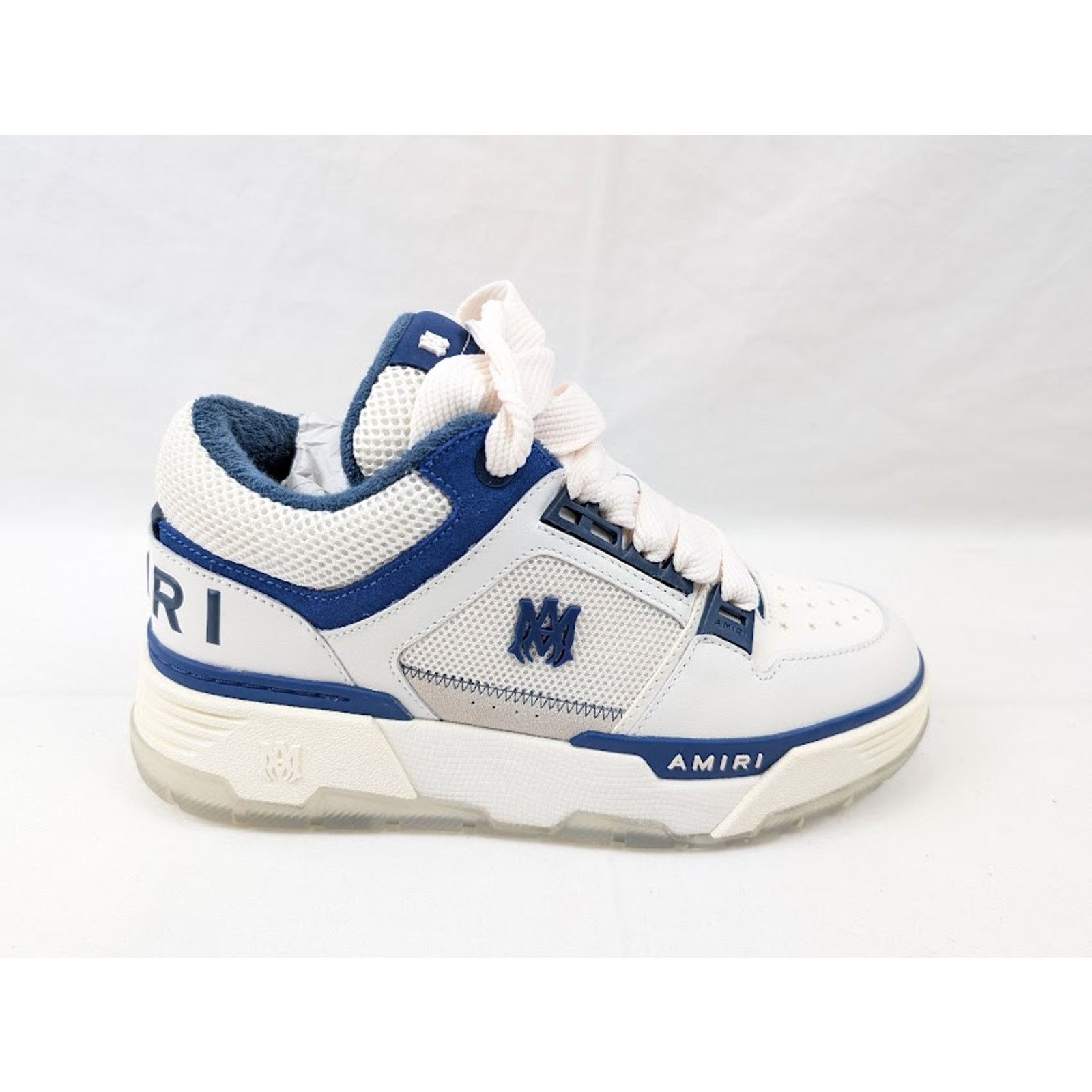 Amiri o1rshd1 Q:2 / MA-1 Low-Top Sneakers in Navy / White Size US 13 / EU 46 - 1 Thumbnail