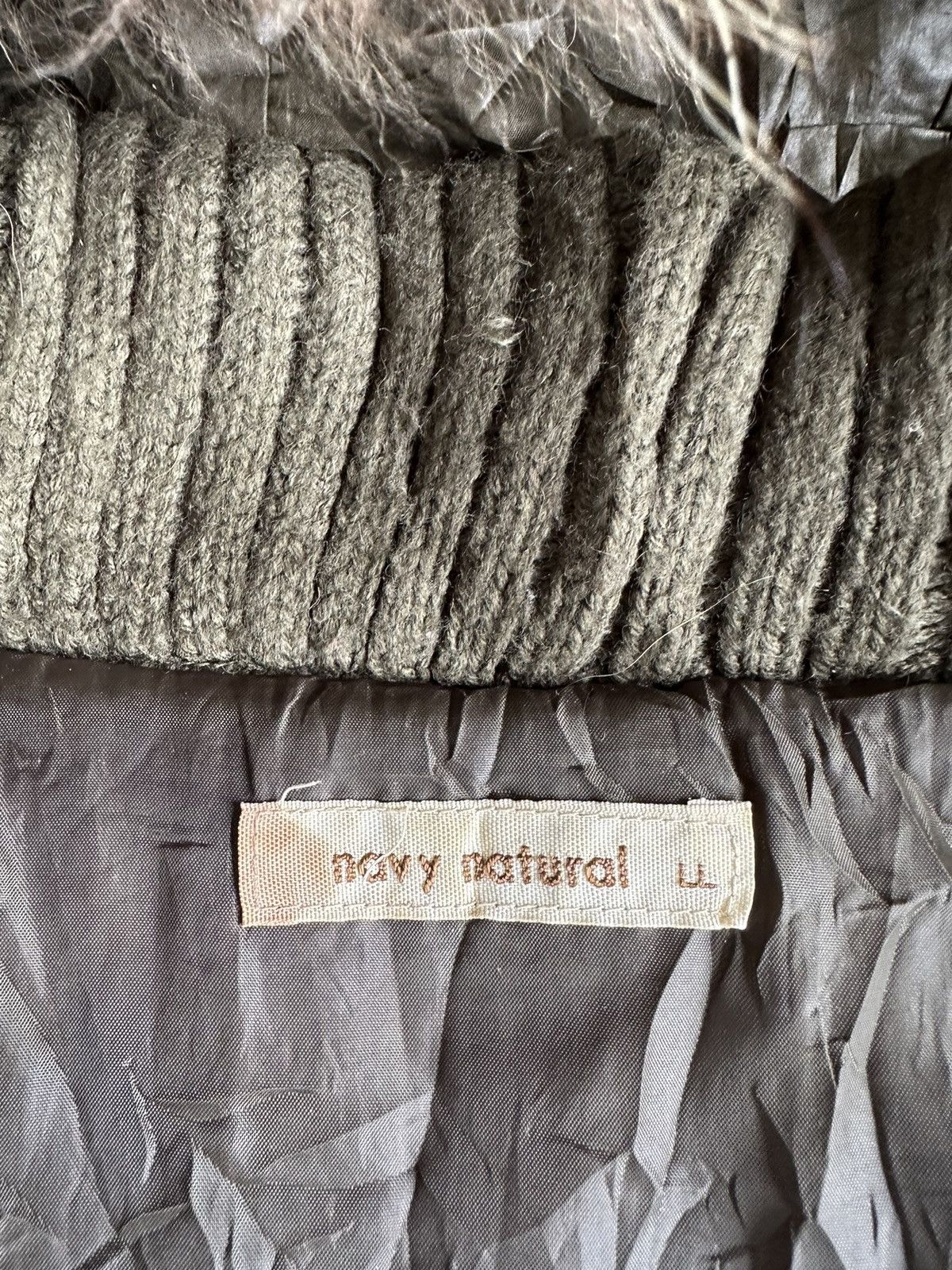 14th Addiction × Beauty Beast × If Six Was Nine Navy Natural Like IFSW9 Fur Jacket Z79 Size US L / EU 52-54 / 3 - 12 Thumbnail