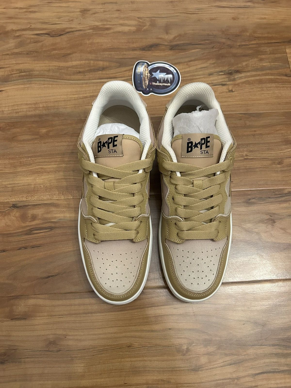 Bape NEW Bape Beige Skatestas Size US 9 / EU 42 - 8 Thumbnail