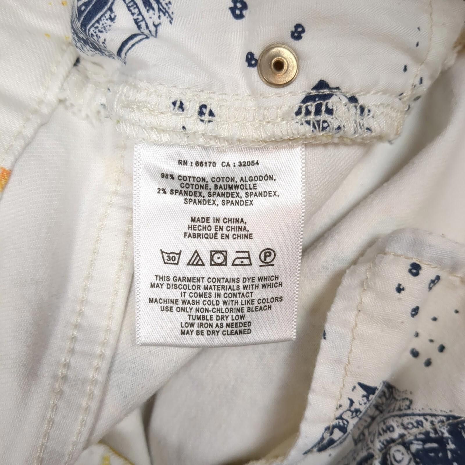Pilcro & The Letterpress Lemon Grove Crop Bootcut Jeans 28