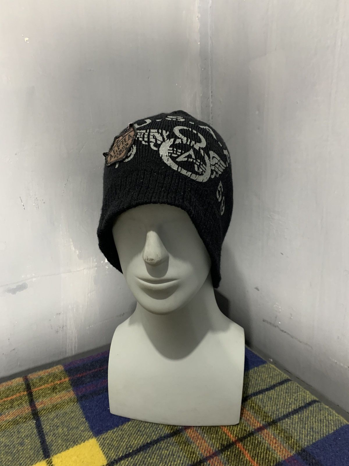 Japanese Brand U.s.a.f alpha industries beanie hats rare Size ONE SIZE - 1 Thumbnail