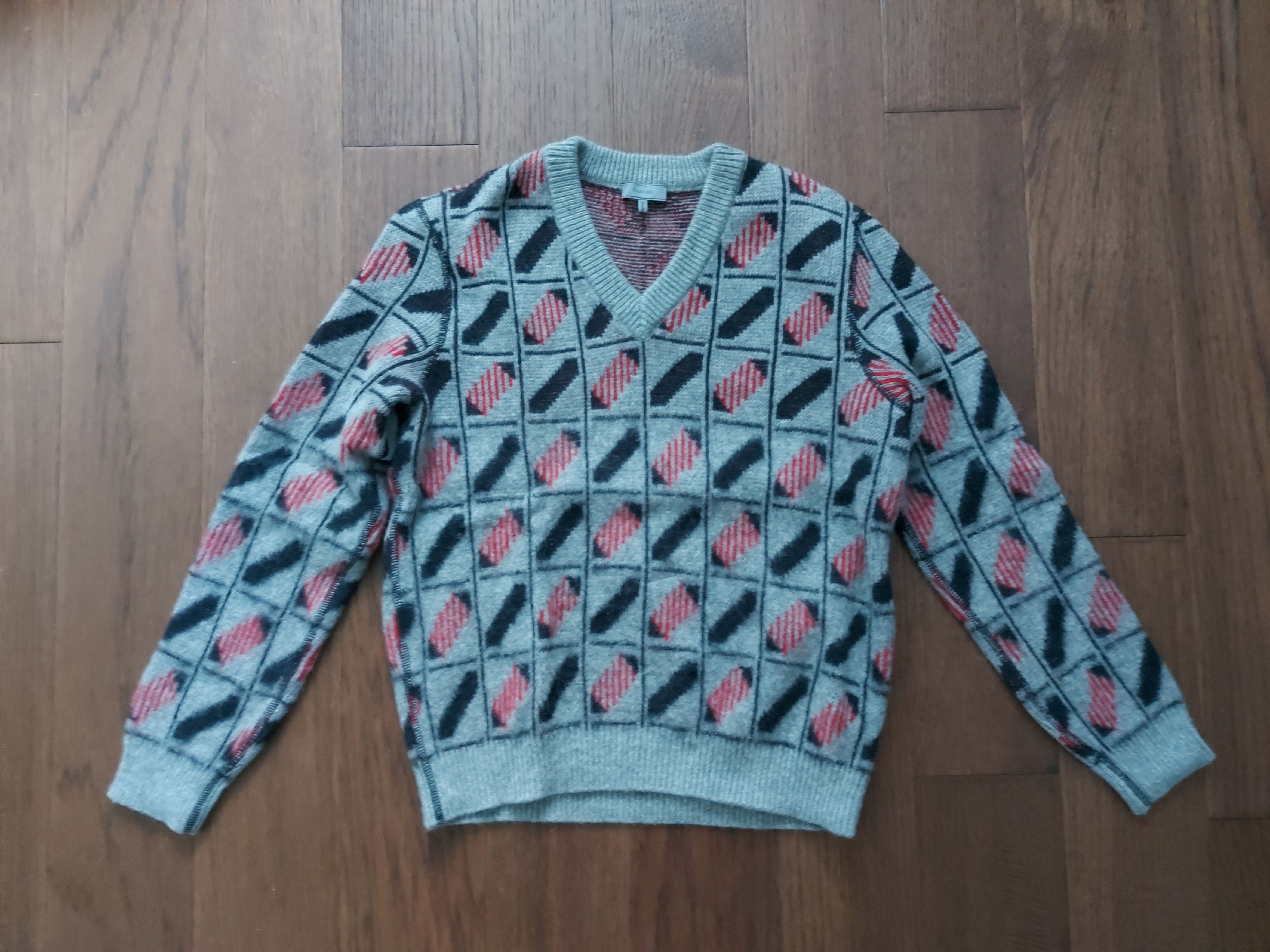Lanvin Lanvin Geometric Wool Sweater Size US XS / EU 42 / 0 - 1 Thumbnail