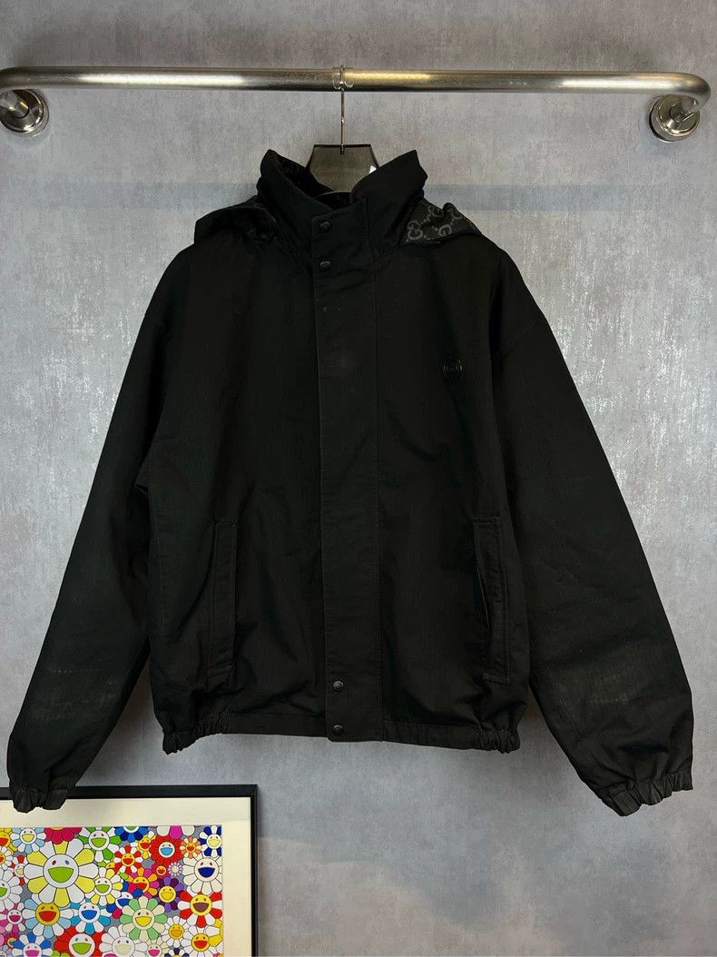Gucci Gucci Old flower full logo windbreaker jacket 2503-Nextarr Size US L / EU 52-54 / 3 - 3 Thumbnail