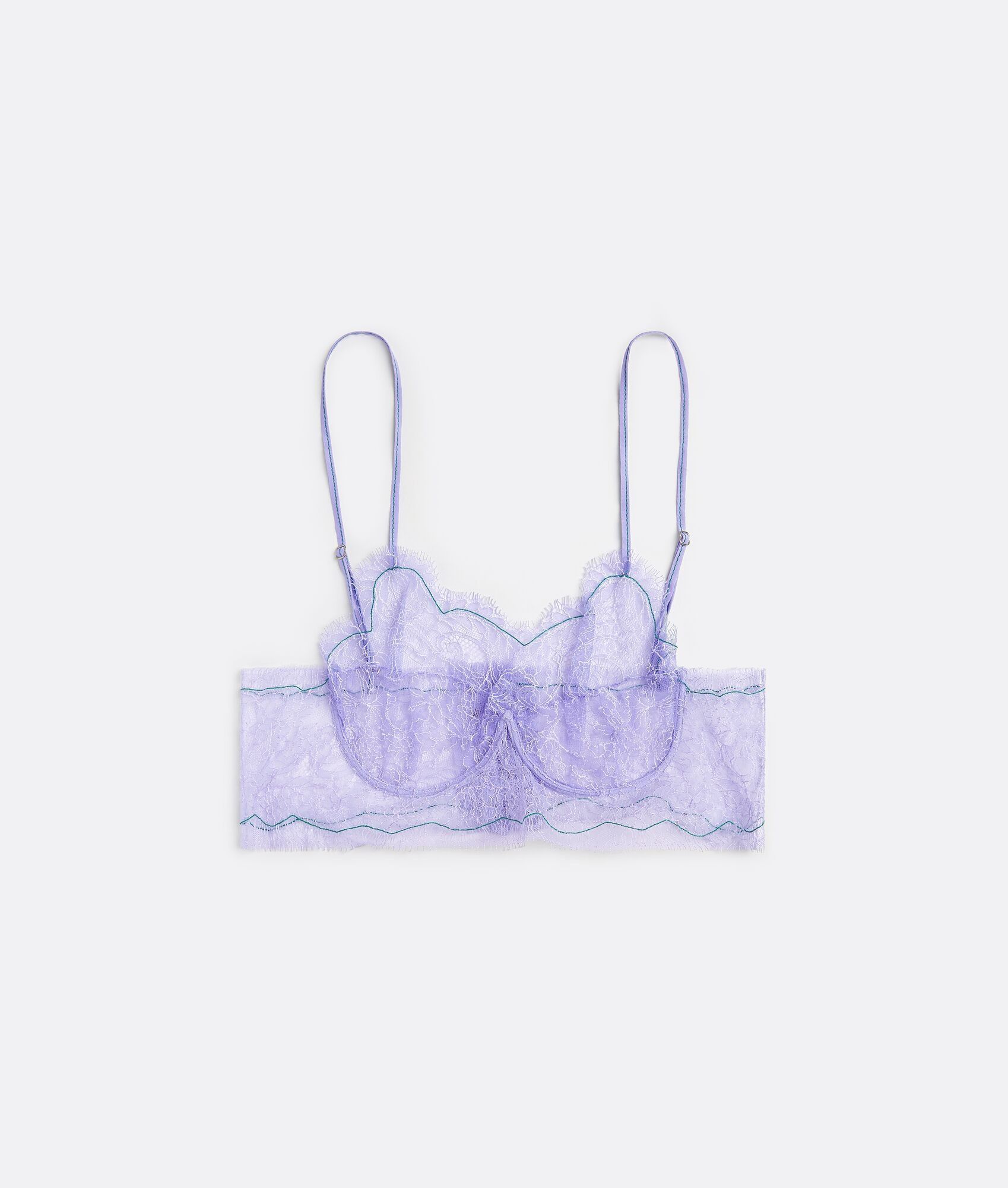 Bottega Veneta o1bcso1str0225 Size: M / Floral Lace And Sequins Wire Bra Size ONE SIZE - 1 Thumbnail