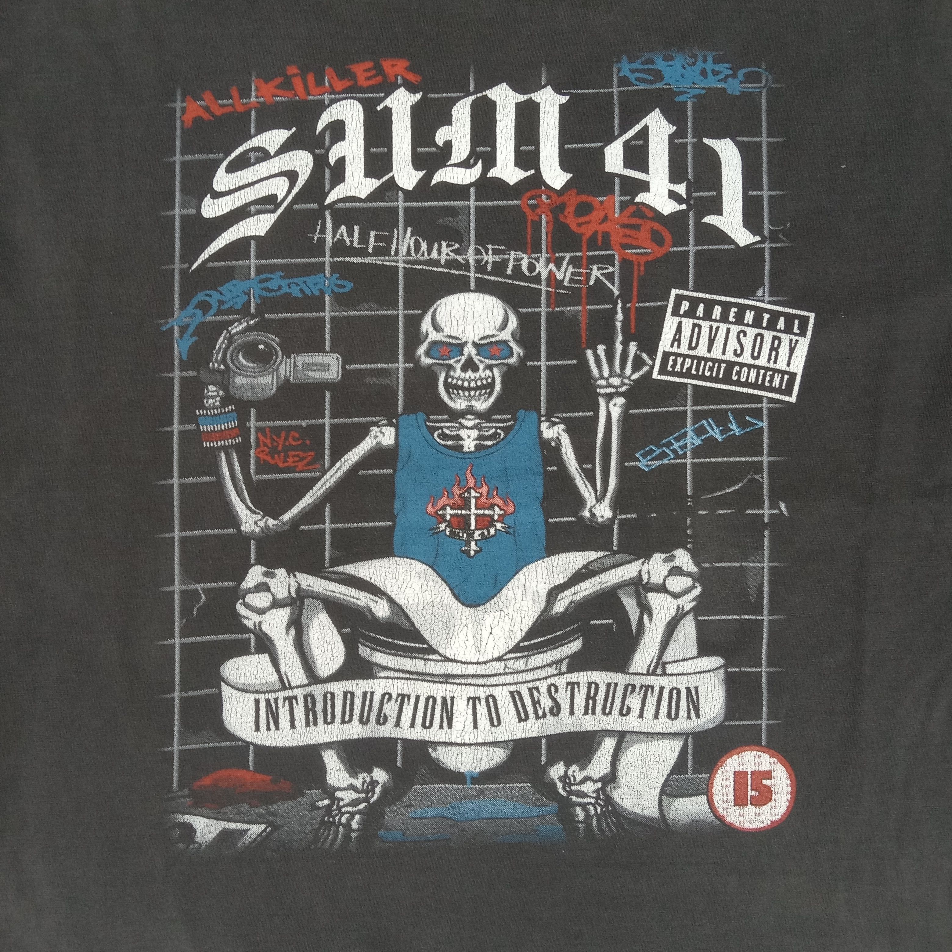 Band Tees × Vintage Sum 14 Introduction To Destruction Rock Band Tshirt Size US XL / EU 56 / 4 - 2 Thumbnail