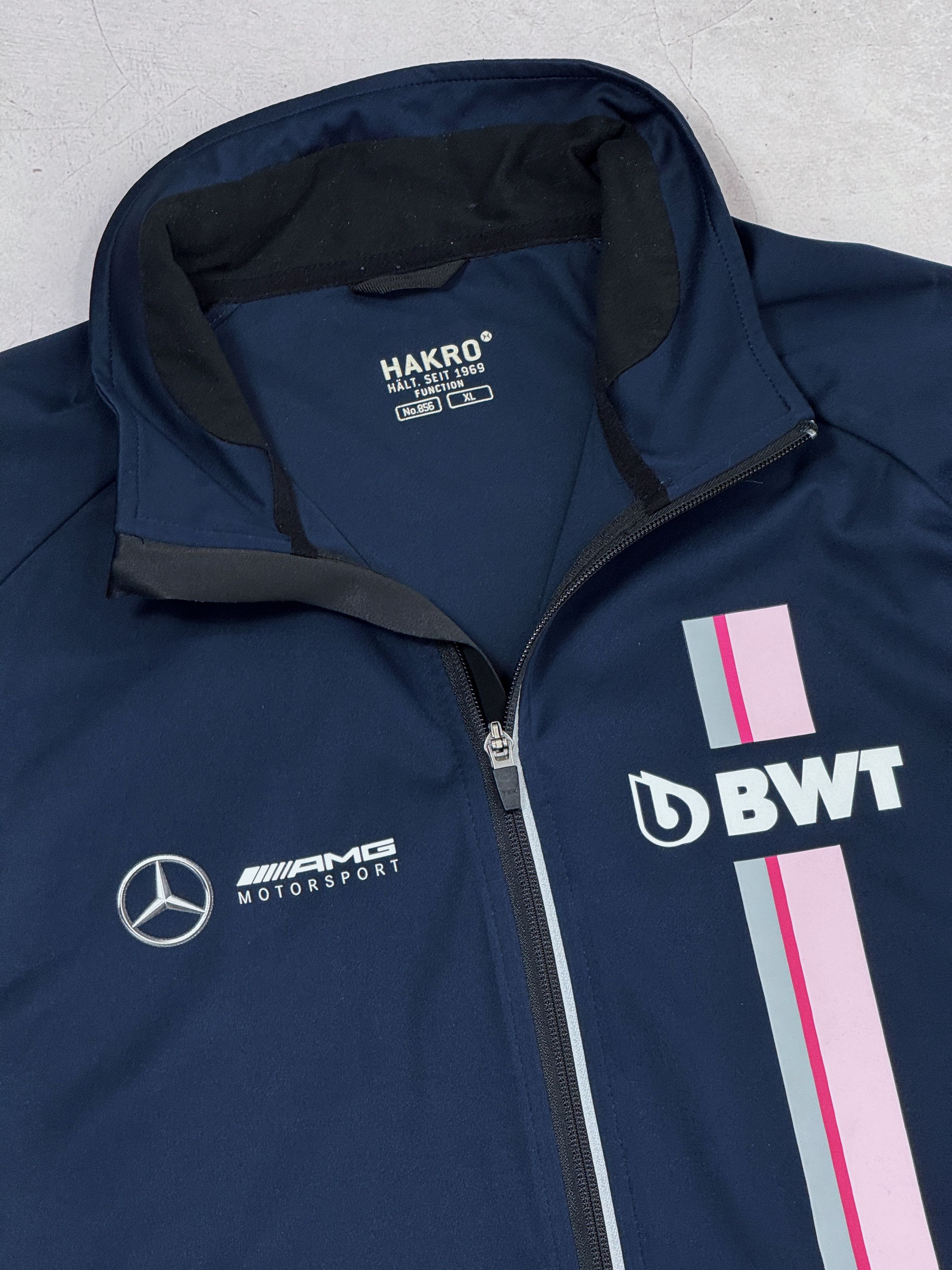 Formula 1 Mercedes AMG Formula1 Team Softshell Jacket BWT by Hakro Size US XL / EU 56 / 4 - 6 Thumbnail