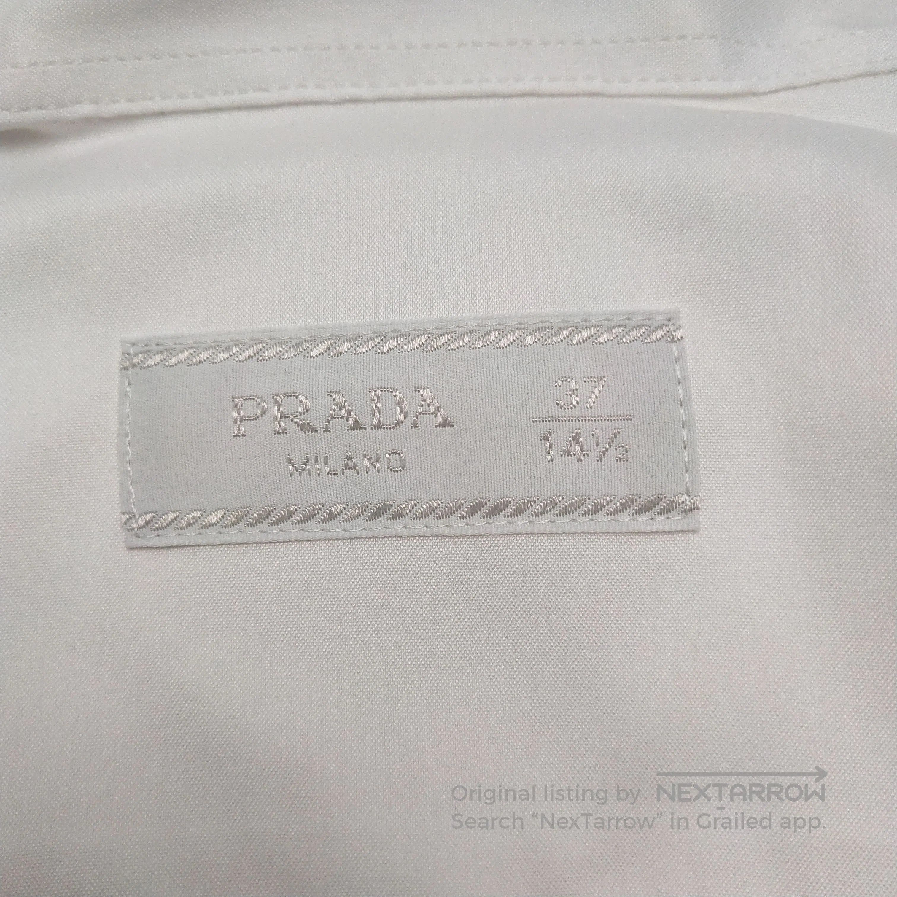 Prada Prada Cotton Spread Collar Single. Size US S / EU 44-46 / 1 - 3 Thumbnail
