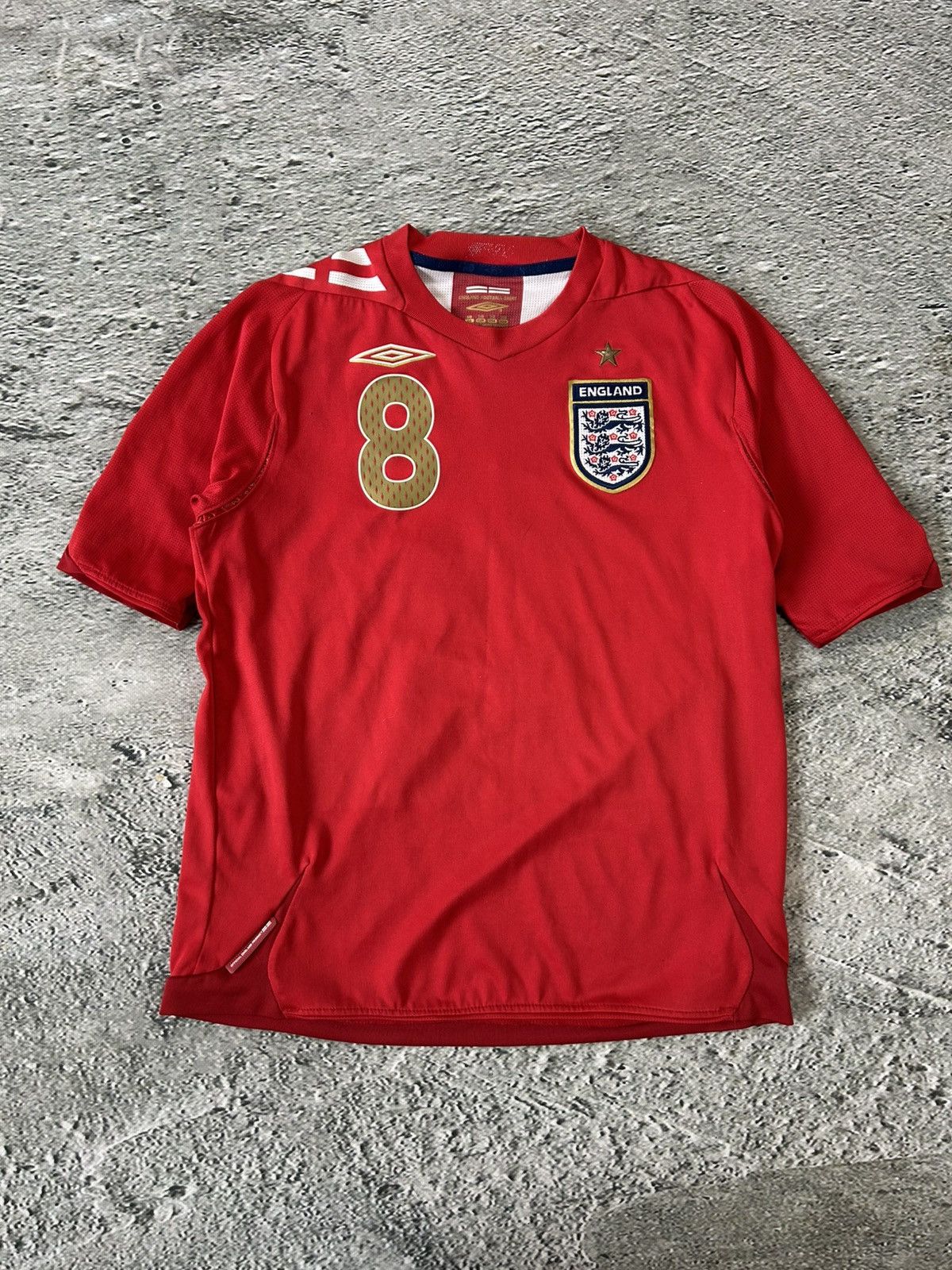 Umbro × Vintage Lampard England vintage Umbro jersey 2010 red south africa Size US XS / EU 42 / 0 - 5 Thumbnail