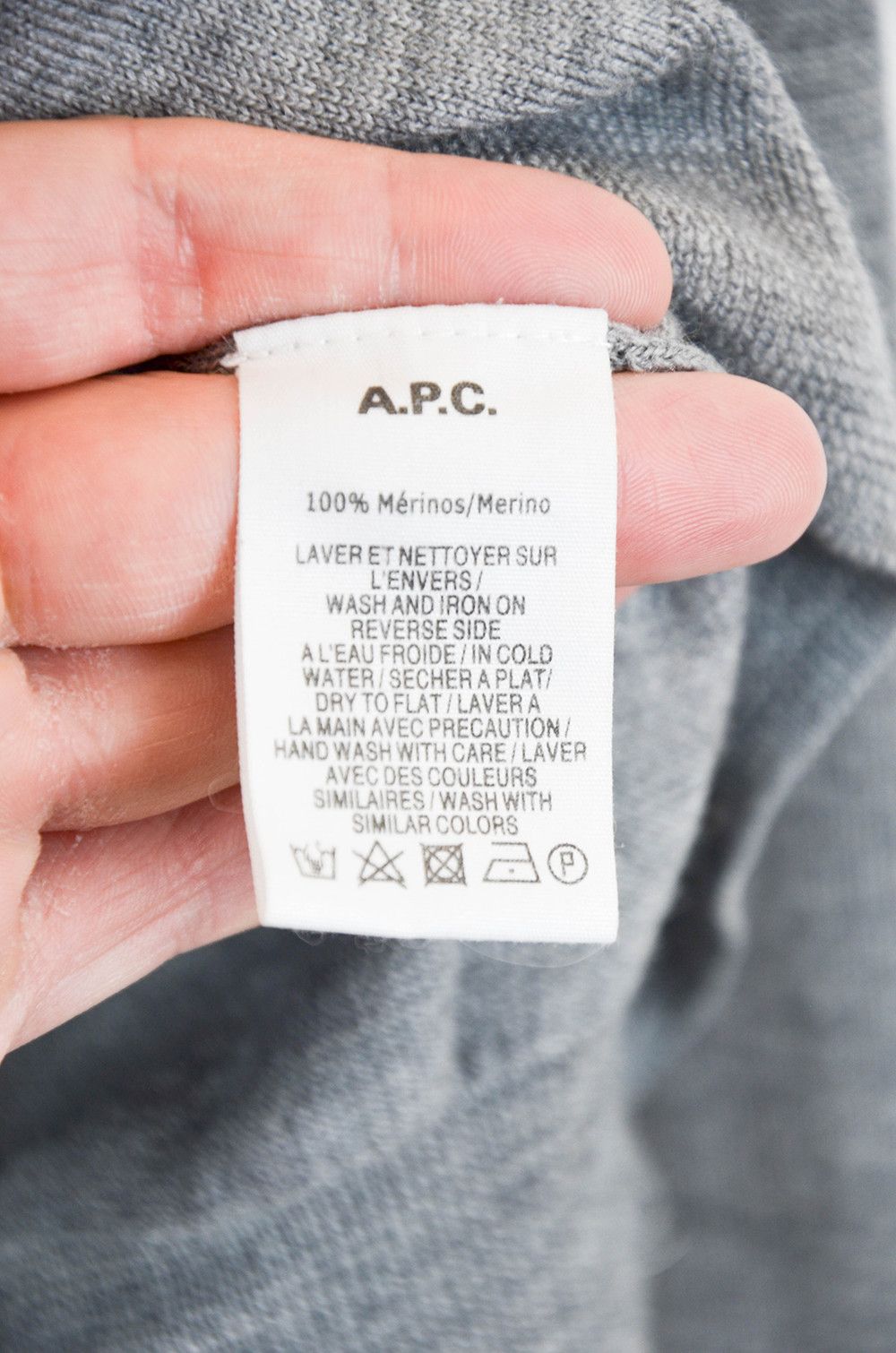 A.P.C. A.P.C. Arpese Wool Flower Embroidery Knit Pullover - S Size S / US 4 / IT 40 - 7 Thumbnail