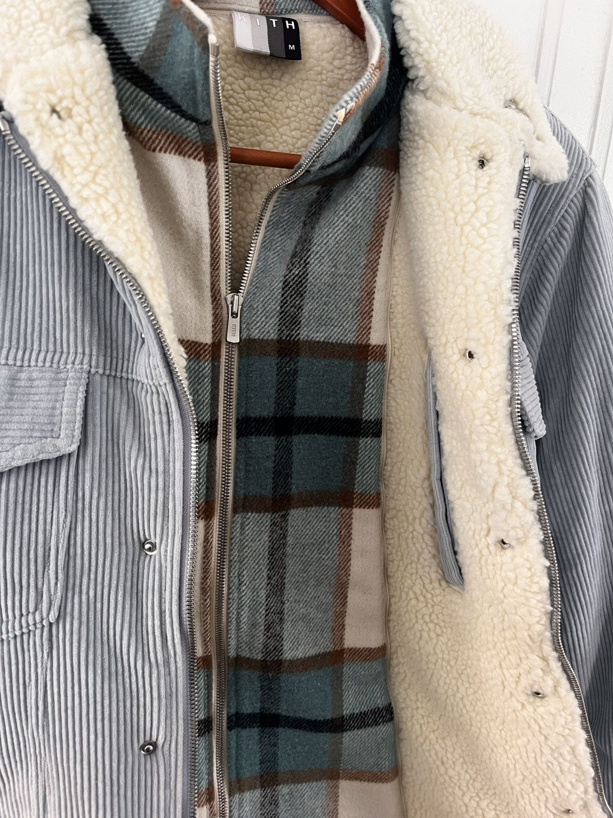 Kith Kith Light Blue Corduroy Laight Jacket - Medium Size US M / EU 48-50 / 2 - 4 Thumbnail