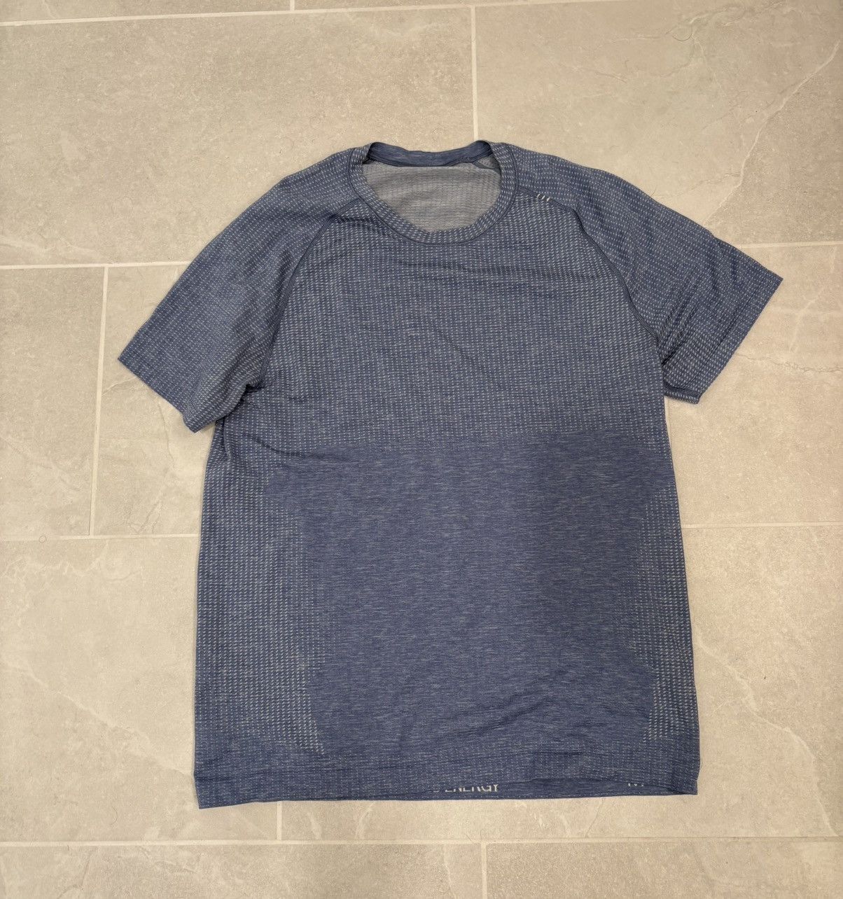 Lululemon Lululemon Blue Metal Vent Tech Short-Sleeve T-shirt Size M Size US M / EU 48-50 / 2 - 1 Thumbnail