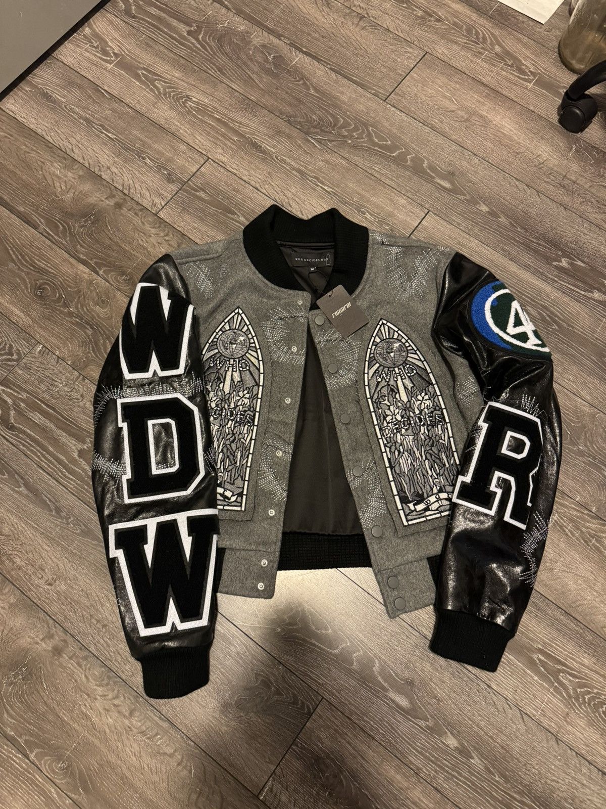 image of Who Decides War X Riccardi in Grey, Men's (Size Medium)