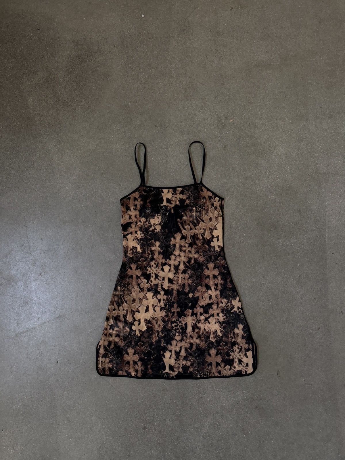 Chrome Hearts RARE!! Chrome Hearts Cross Print Mini Dress Short Size XS / US 0-2 / IT 36-38 - 1 Thumbnail