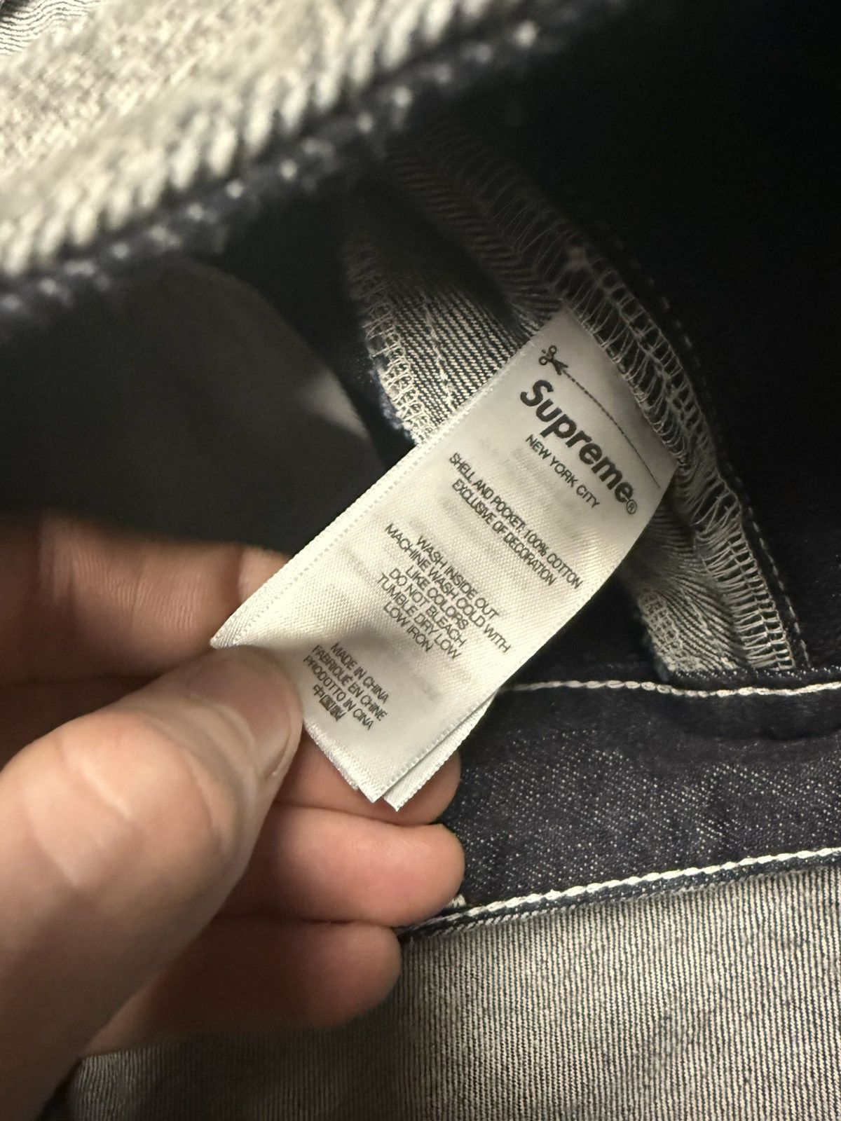 Supreme Supreme pinstripe selvedge denim Size US 30 / EU 46 - 3 Thumbnail