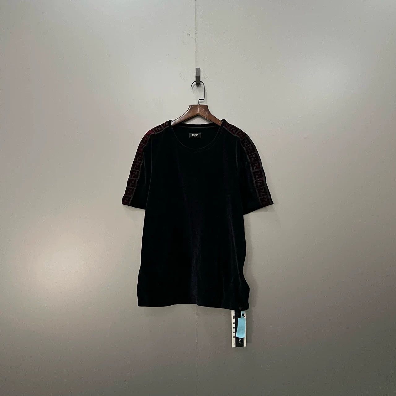 Fendi FENDI Double F Flocked Logo Short-Sleeve Size US M / EU 48-50 / 2 - 1 Thumbnail