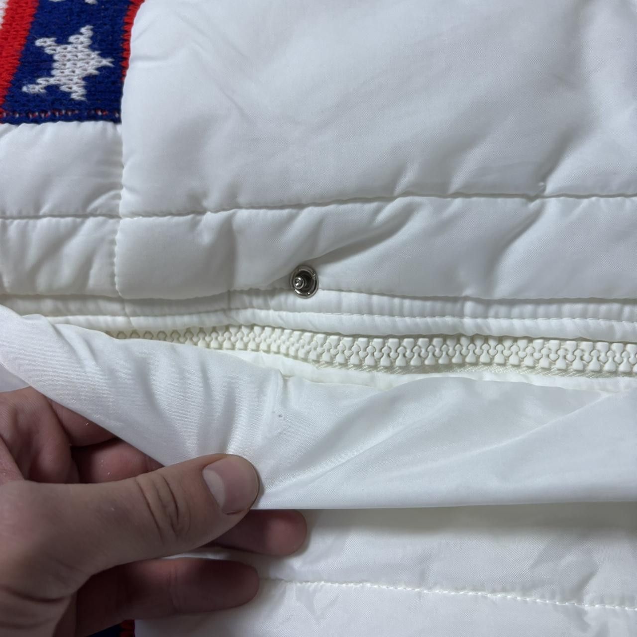 Vintage Vintage y2k 90s American Stars and Stripes bomber jacket Size US M / EU 48-50 / 2 - 7 Thumbnail