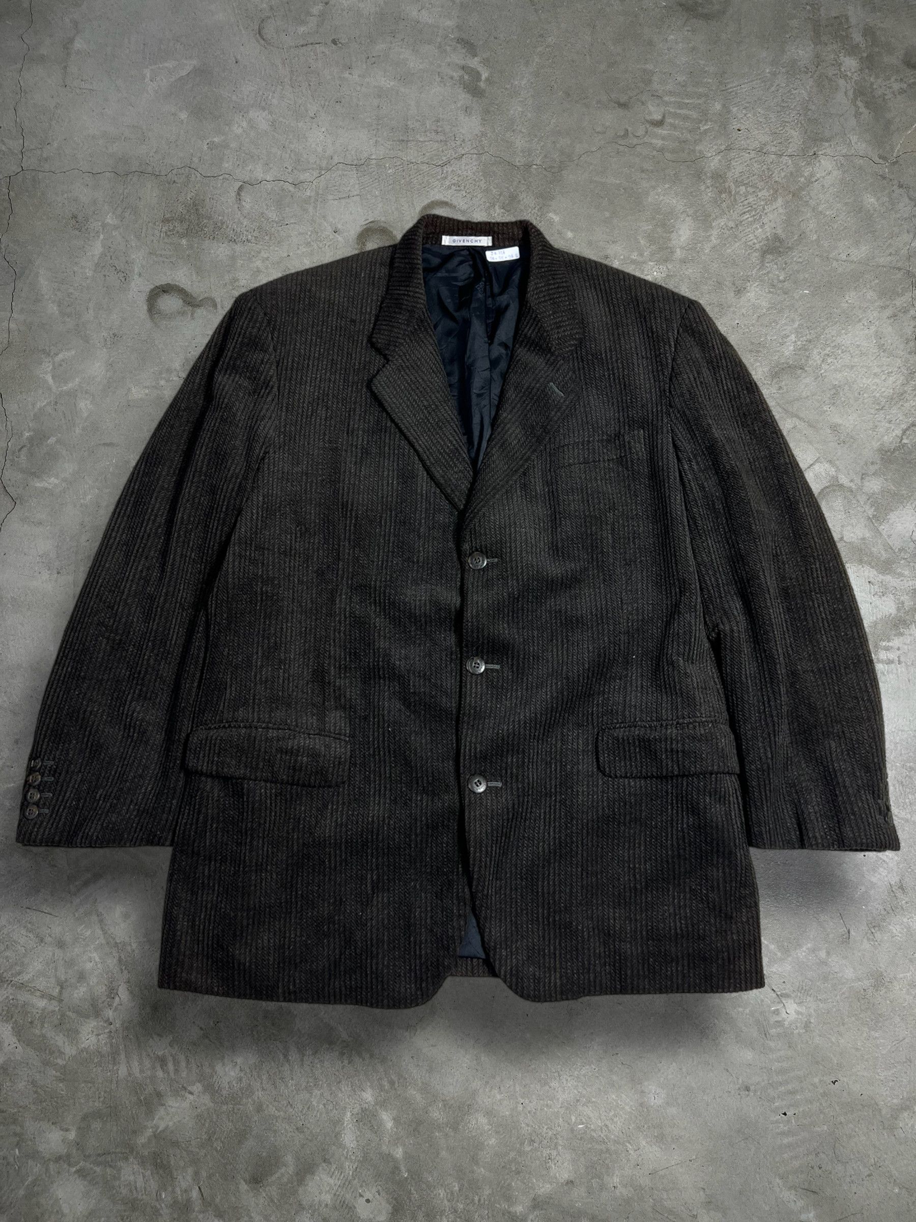 Givenchy Vintage GIVENCHY Monsieur Corduroy Suit (XL) JK318 Size 48R - 1 Thumbnail