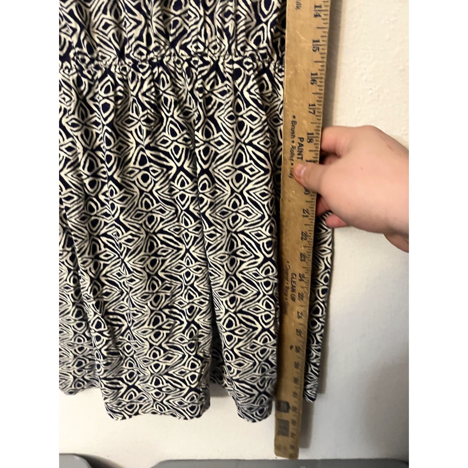 Loft LOFT Dress Sleeveless Summer Elastic Waist Black White Small Multicolor Geometric Button Knee Length Womens sheath casual dress прост Size S / US 4 / IT 40 - 5 Thumbnail