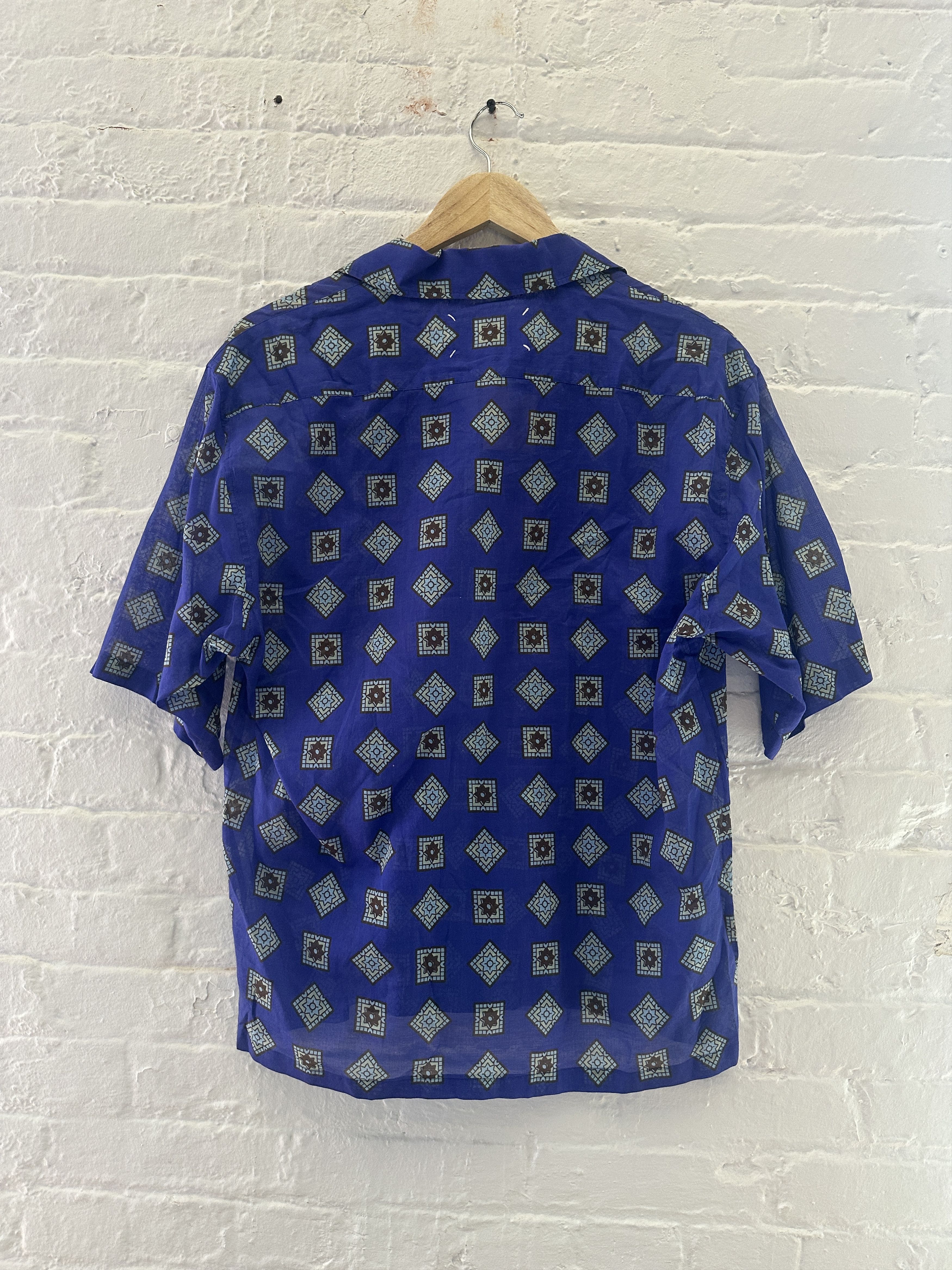 Maison Margiela Maison Margiela Camp Collar Button Up Shirt Size US S / EU 44-46 / 1 - 5 Thumbnail
