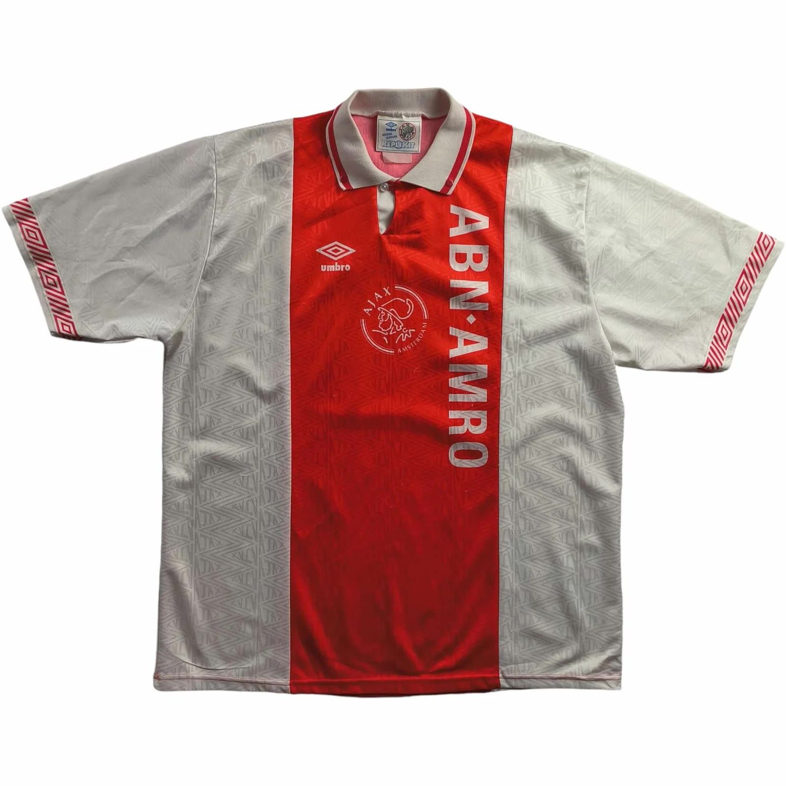 Ajax Amsterdam 1991-93 Umbro home football jersey size L