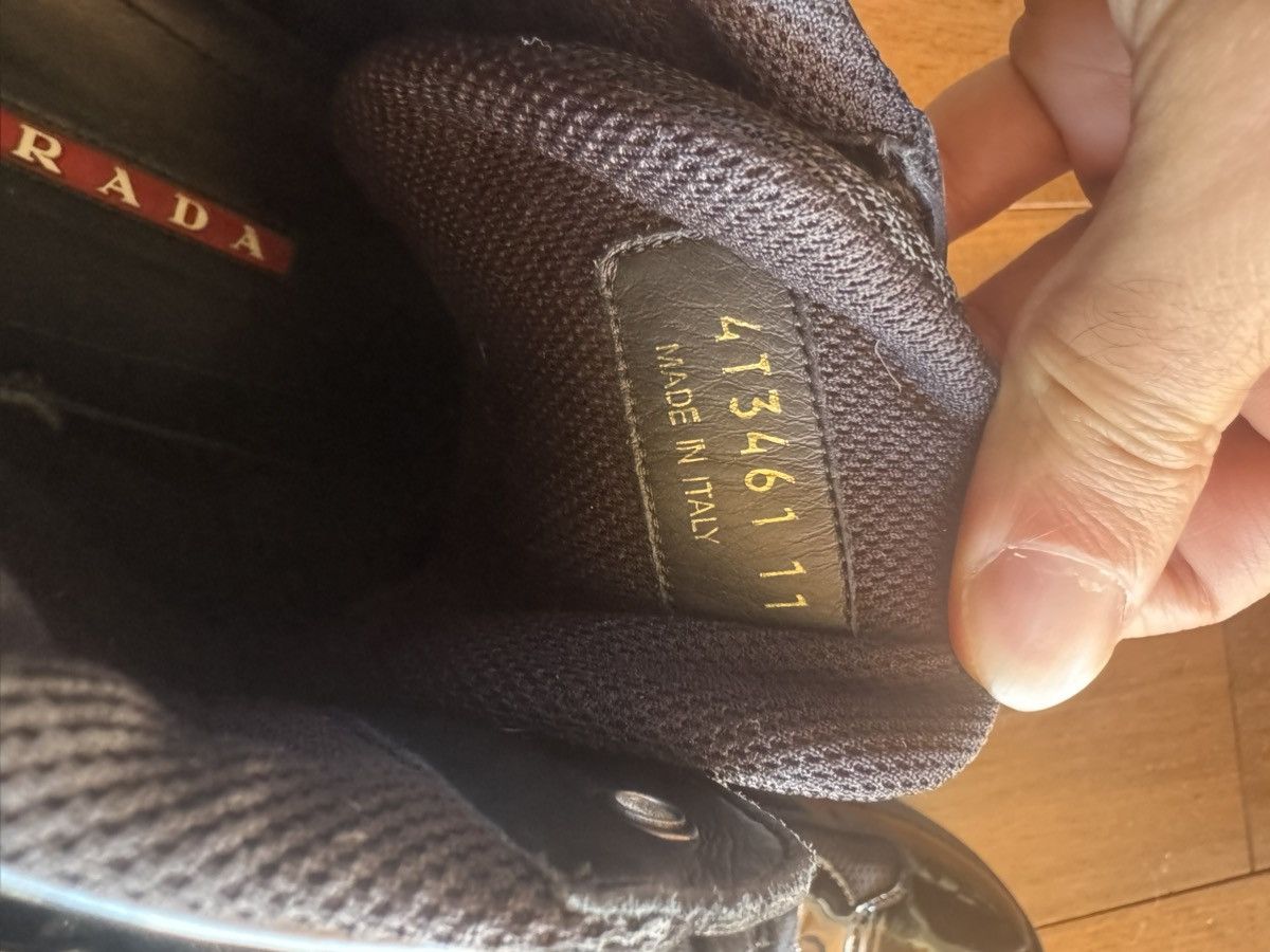 Prada Prada America’s Cup High Top Patent Leather Size US 12 / EU 45 - 7 Thumbnail