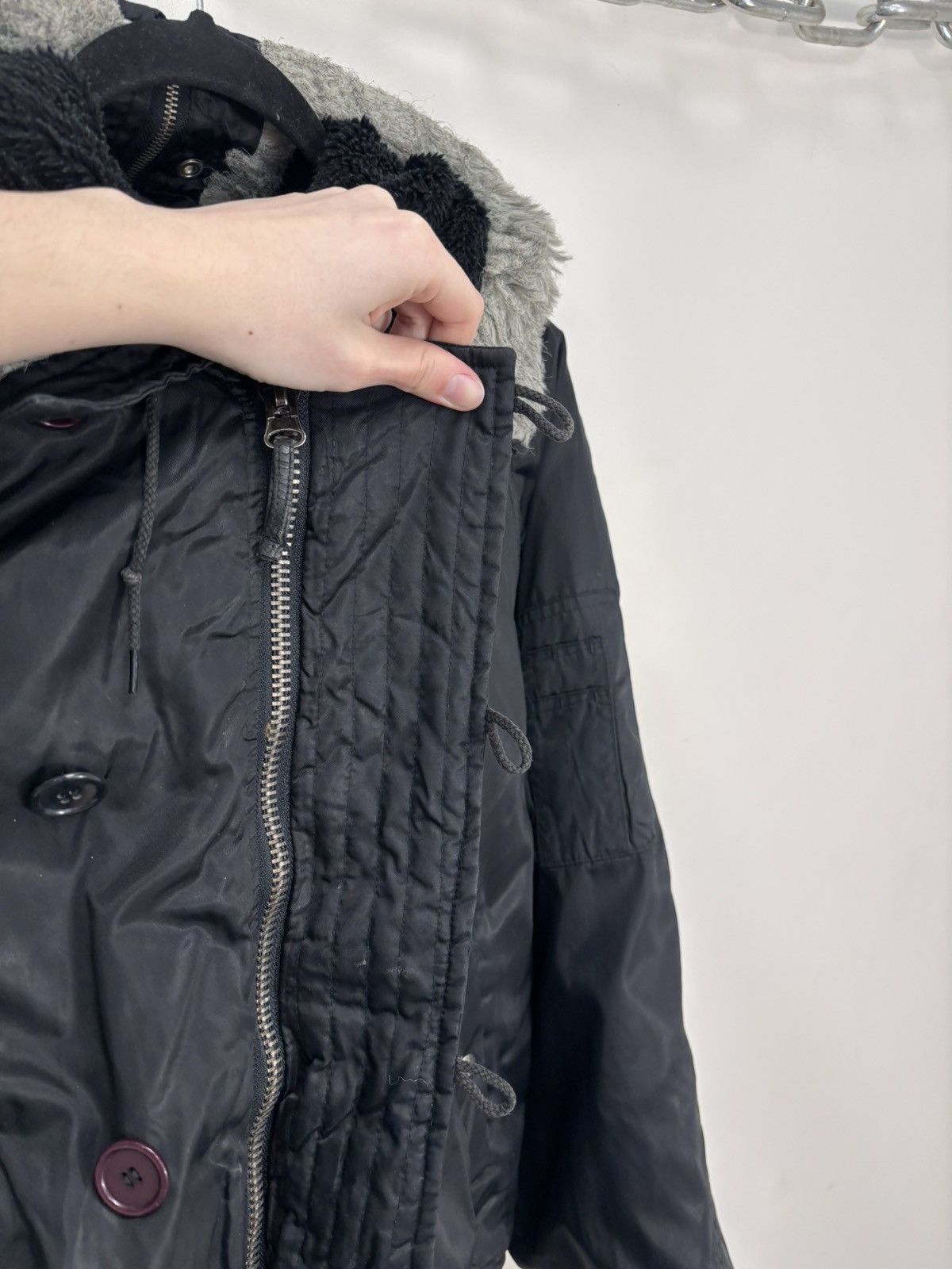 Other Vintage Sinful Y2K Rare Black N-2B Flight Bomber Jacket Size US M / EU 48-50 / 2 - 12 Thumbnail
