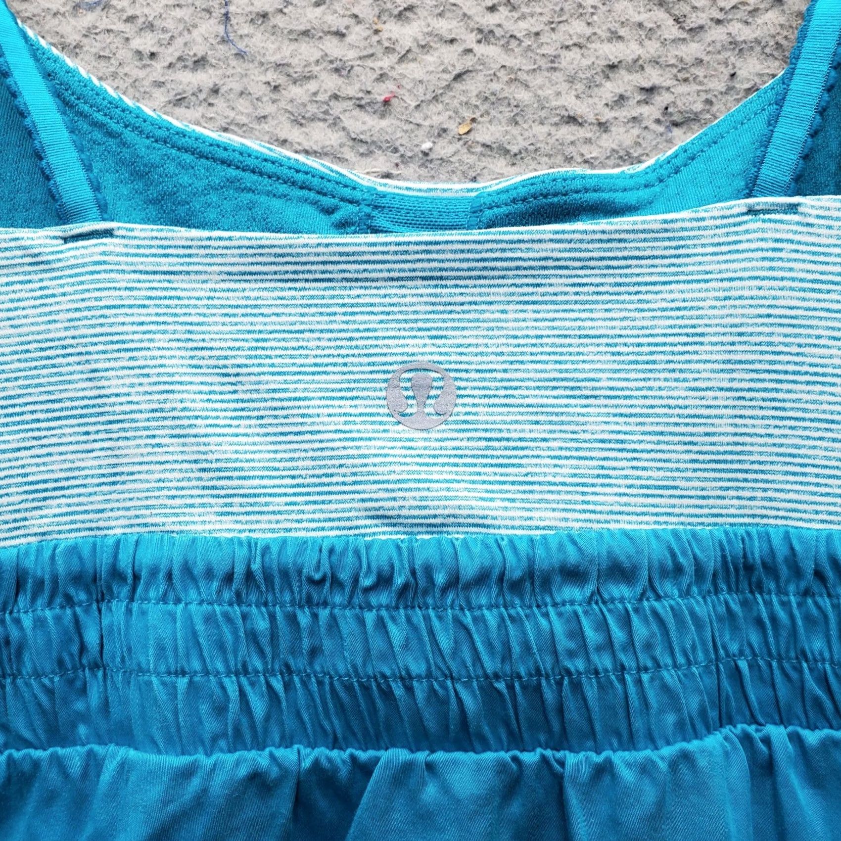Lululemon Lululemon Womens Tank 8 Multicolor Sleeveless Pleated Adjustable Strap Activewear Shirt Size M / US 6-8 / IT 42-44 - 7 Thumbnail