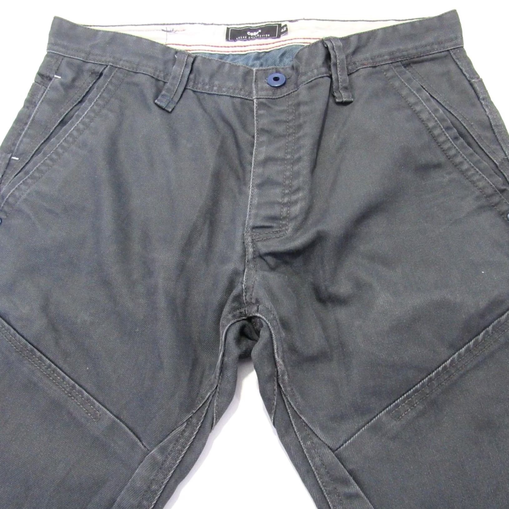 Celio CELIO Mens Slim Fit Straight Leg Jeans Black Waist 32 / 32 SKU Y12917 Size US 32 / EU 48 - 2 Thumbnail