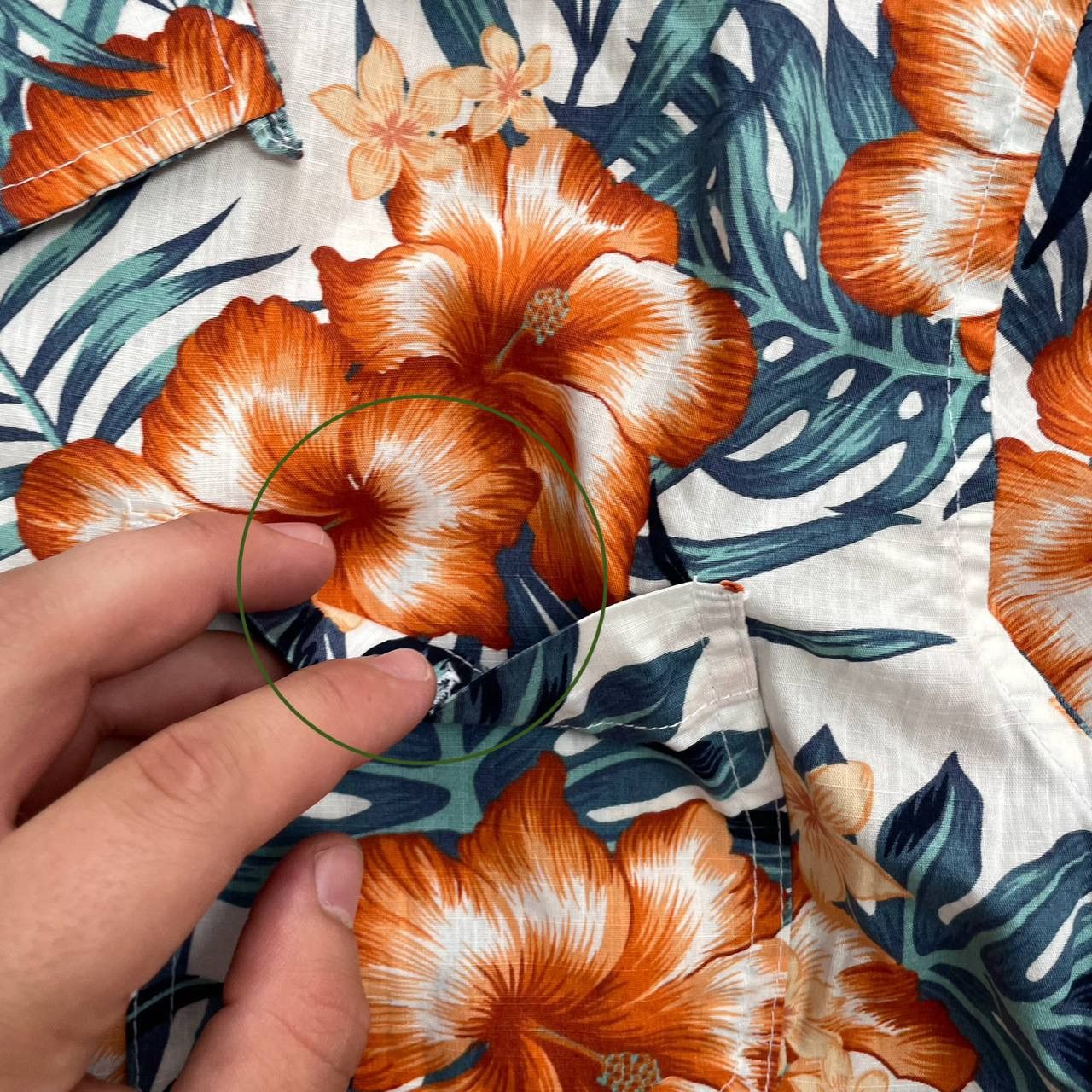Penfield Penfield Hawaiian Short Sleeve Shirt White/ Orange/ Green M Size US M / EU 48-50 / 2 - 9 Thumbnail