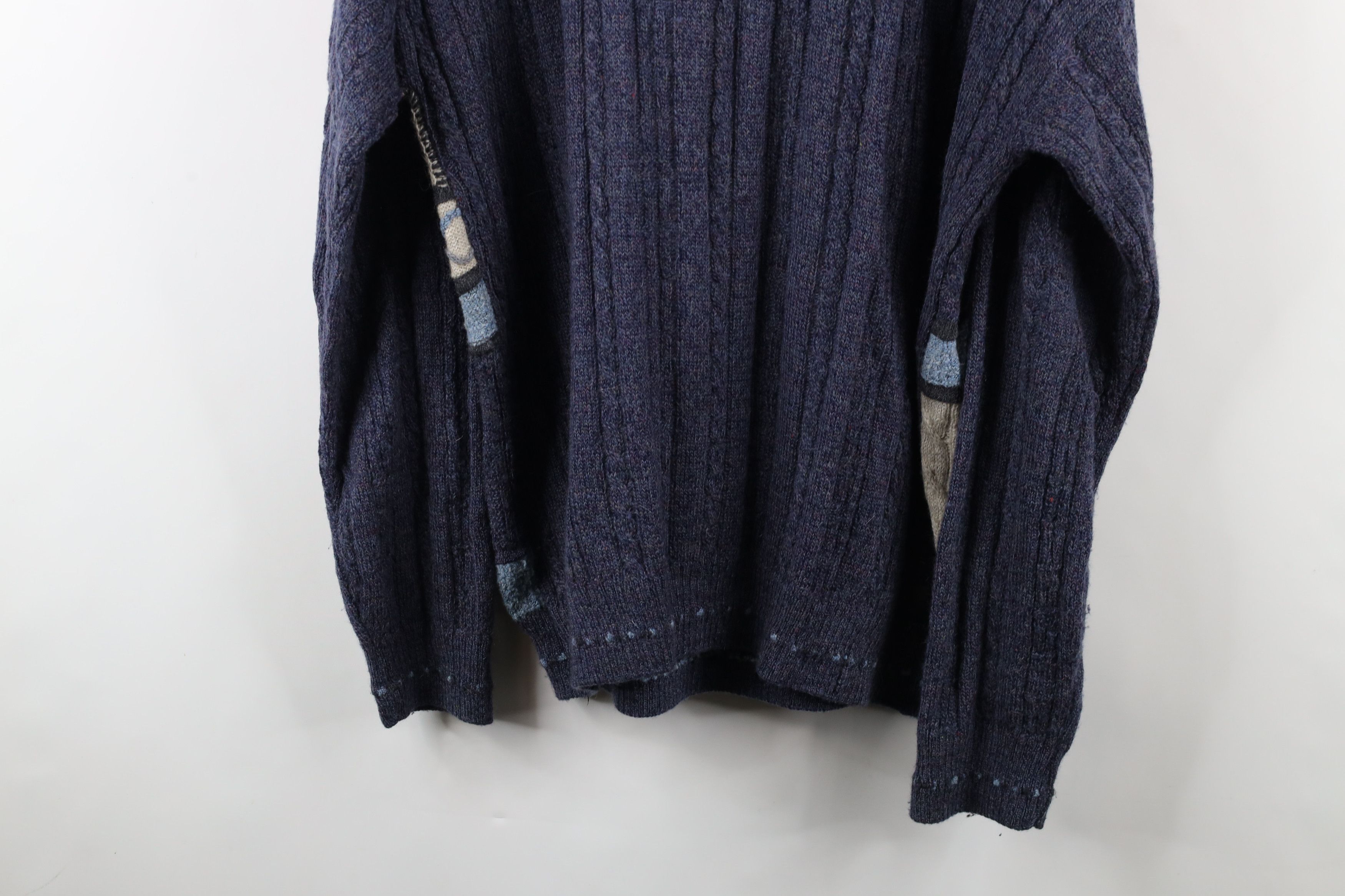 Vintage Vintage 90s Coogi Style Knit Geometric Crewneck Sweater Size US XL / EU 56 / 4 - 10 Thumbnail