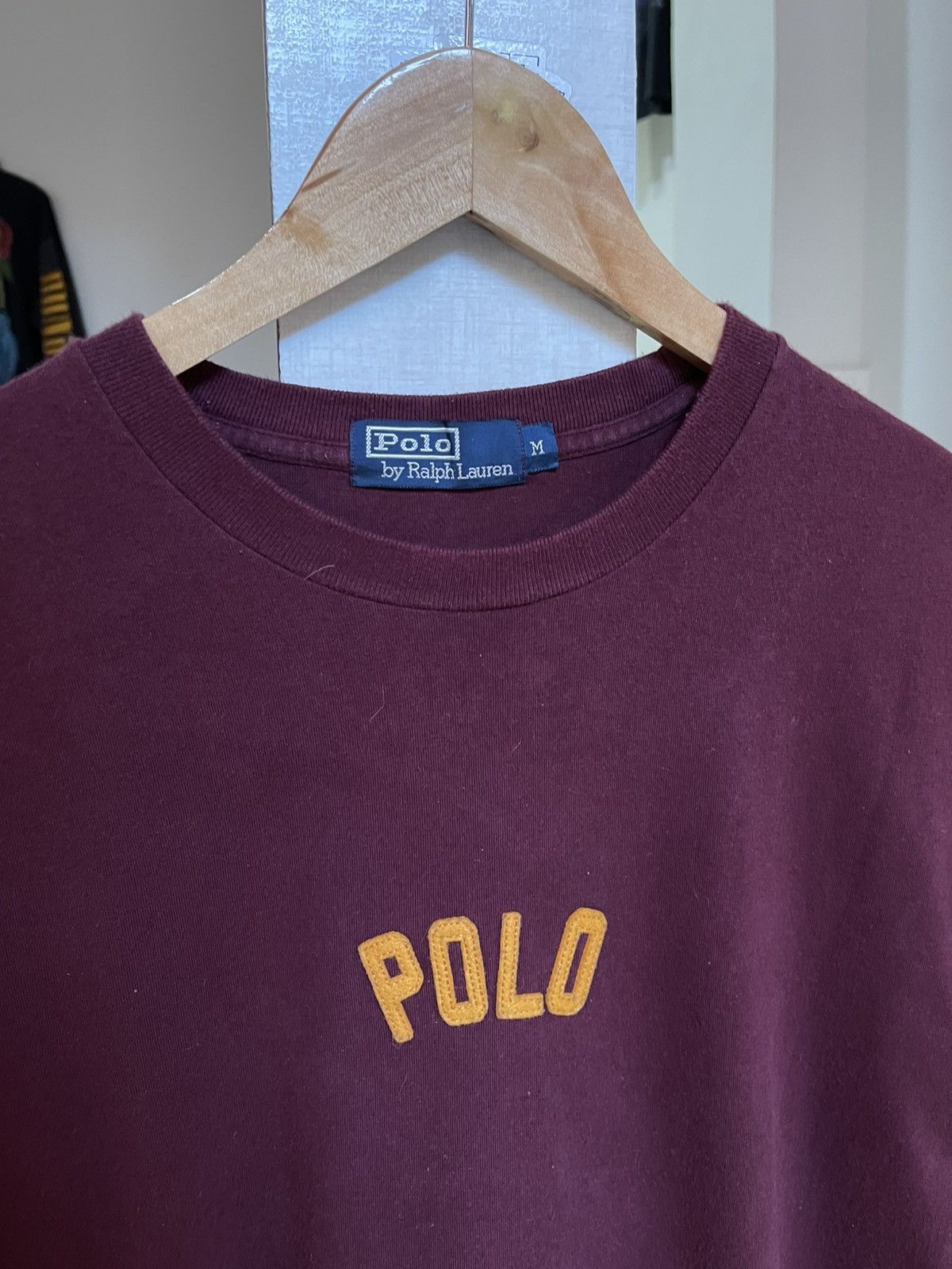Polo Ralph Lauren × Vintage Vintage Polo Spell out long sleeve t shirt Size US M / EU 48-50 / 2 - 2 Thumbnail