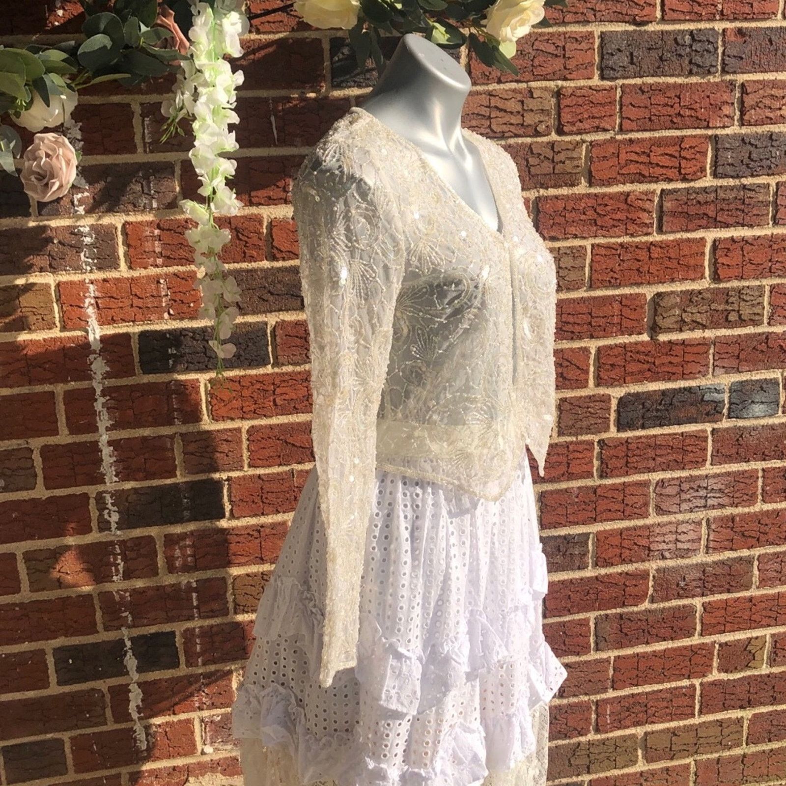 Other Beaded embroidered cardigan jacket Size M / US 6-8 / IT 42-44 - 3 Thumbnail