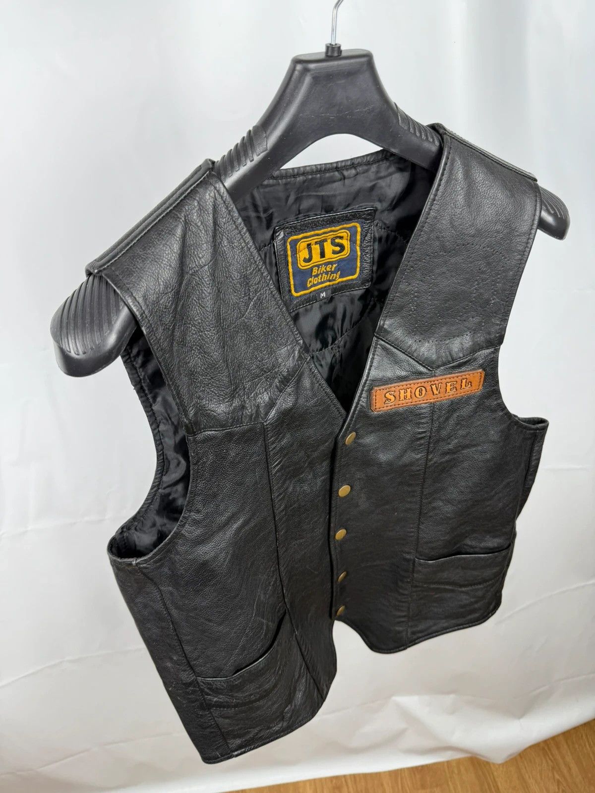 Other JTS Biker Genuine Leather Vest Shovel Vest size M Size US M / EU 48-50 / 2 - 6 Thumbnail