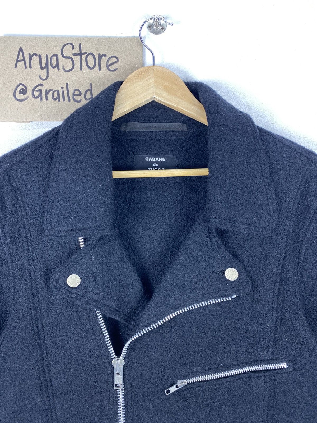 Issey Miyake Vintage Cabane de Zucca Issey Miyake Double Collar Jacket Size US XS / EU 42 / 0 - 7 Thumbnail