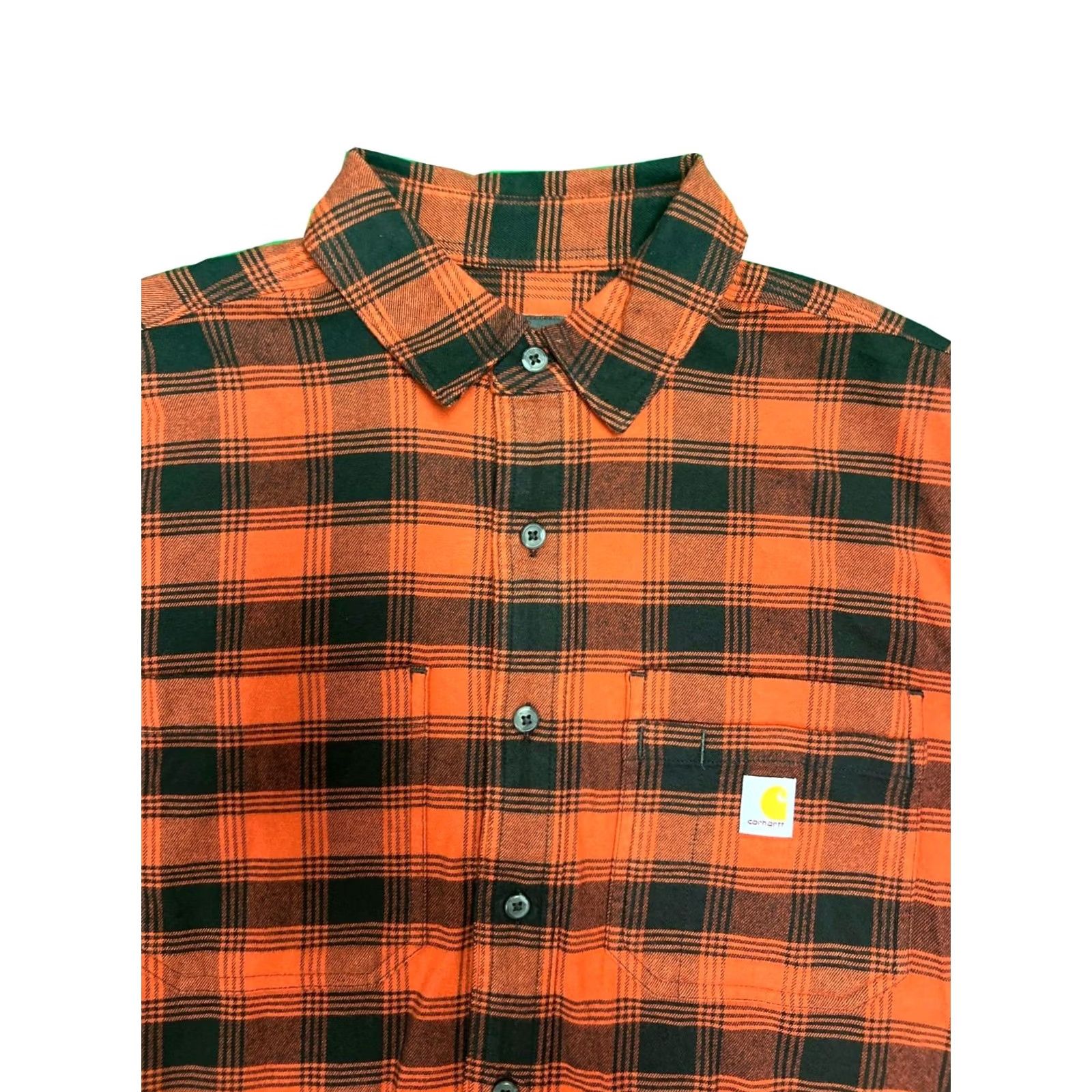 Carhartt Carhartt Men's Bordeaux Heather Plaid Shirt Mid Weight Flannel L/S M Size US M / EU 48-50 / 2 - 4 Thumbnail
