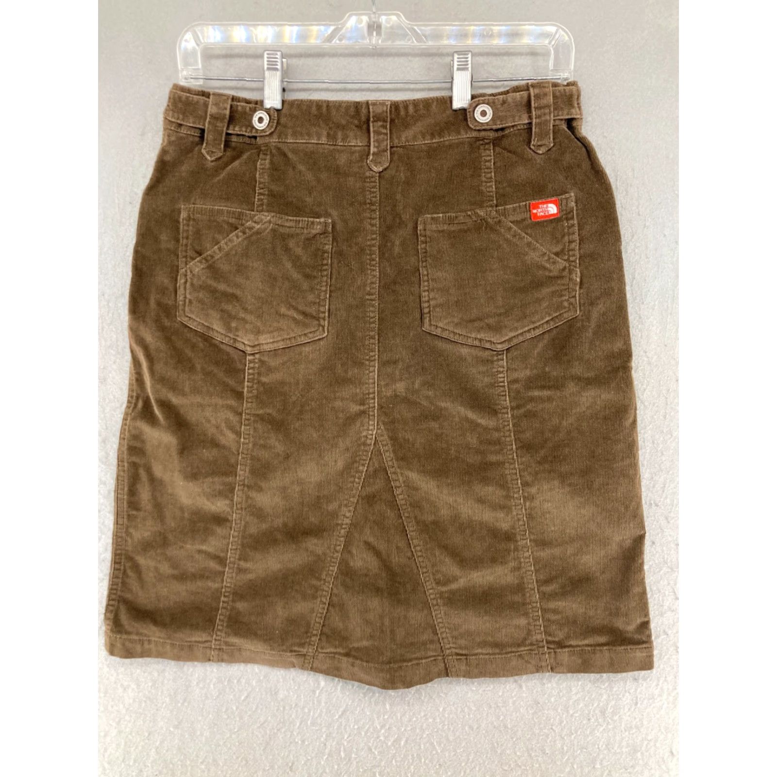 The North Face The North Face Women's Skirt 6 Brown Corduroy Casual Stretch Knee-Length - Logo, Zipper, Mid Rise, Solid - Outdoor Apparel Size 28" / US 6 / IT 42 - 5 Thumbnail
