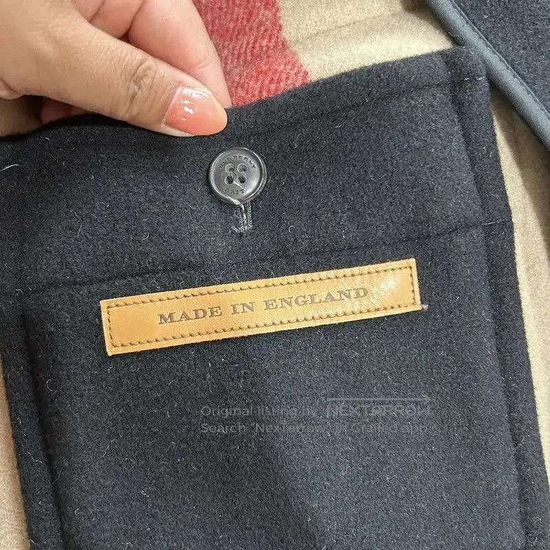 Burberry Wool Long Coat for Men.