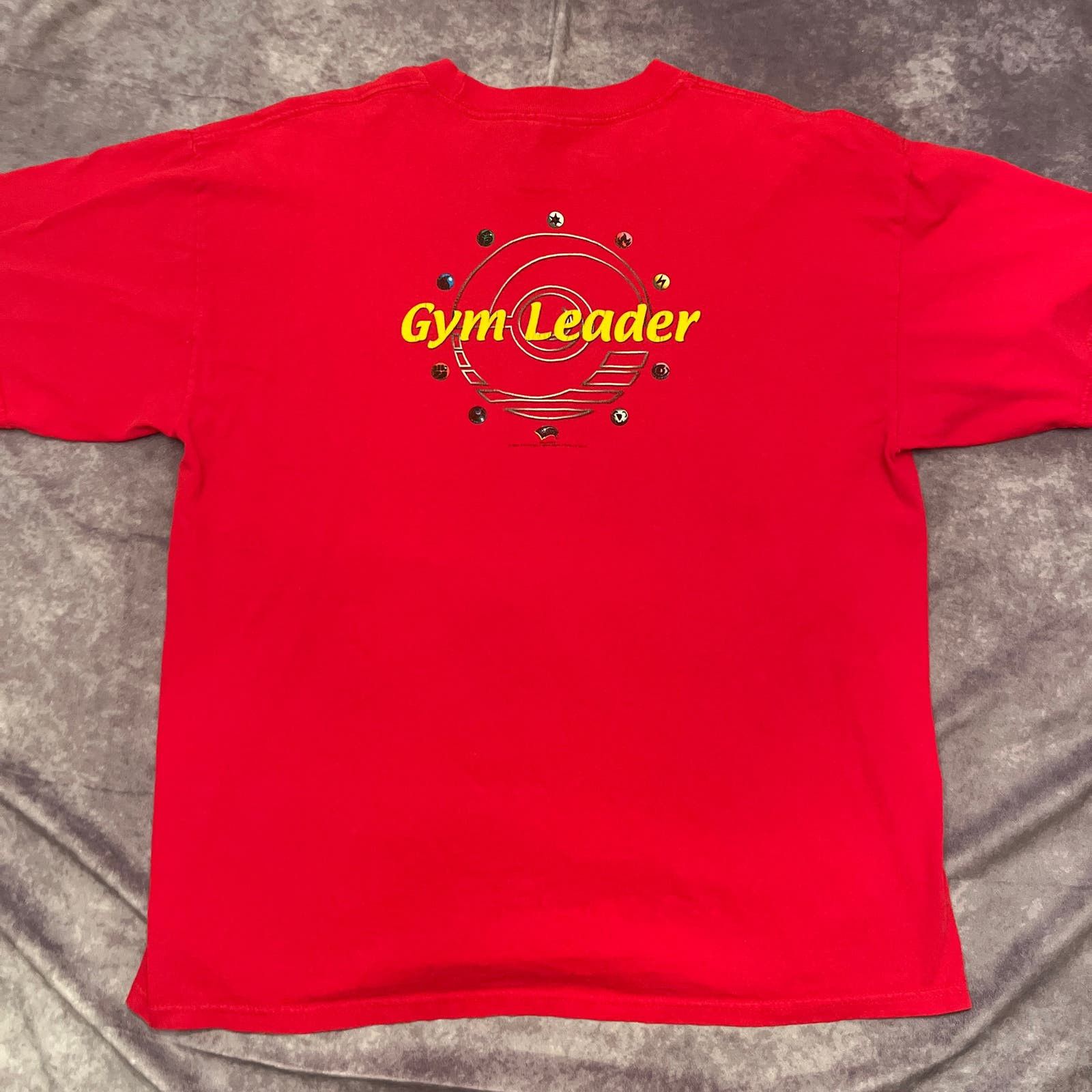 Gildan Vintage Pokémon “Gym Leader” T-Shirt Size US XL / EU 56 / 4 - 4 Thumbnail