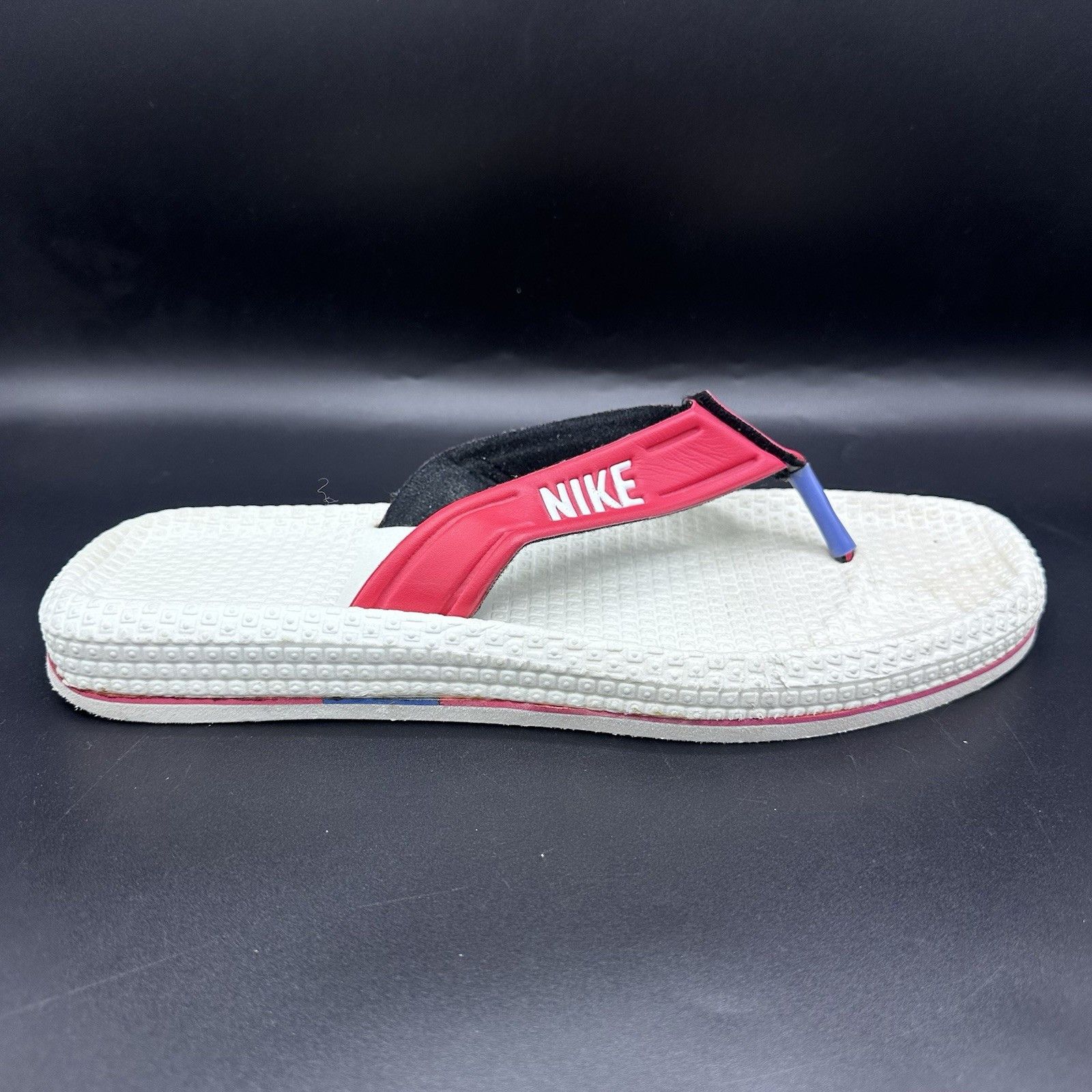 Nike Vintage 80s NIKE Waffle Sole Sandals Thong Flip Flops Sz 11 Size US 11 / EU 44 - 4 Thumbnail