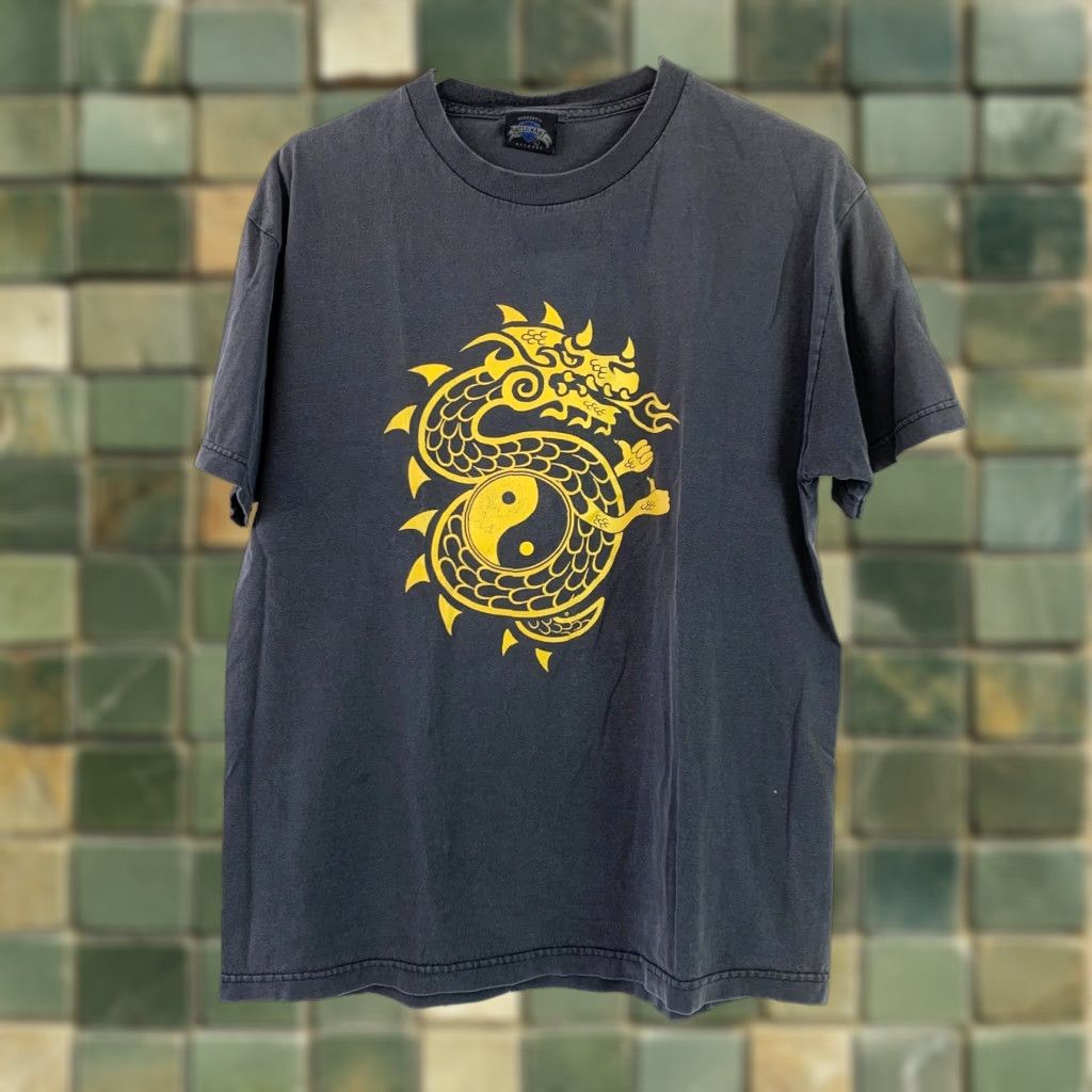 Vintage VINTAGE Wildman T-Shirt Shirt L Gray 2001 Y2K WCW Screenprint Dragon Mens Large Size US L / EU 52-54 / 3 - 1 Thumbnail