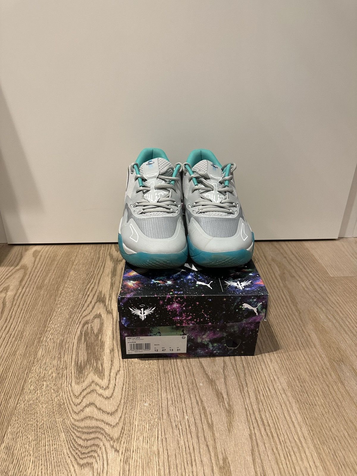 Puma puma x melo mb.01 low grey blue ufo Size US 13 / EU 46 - 2 Thumbnail
