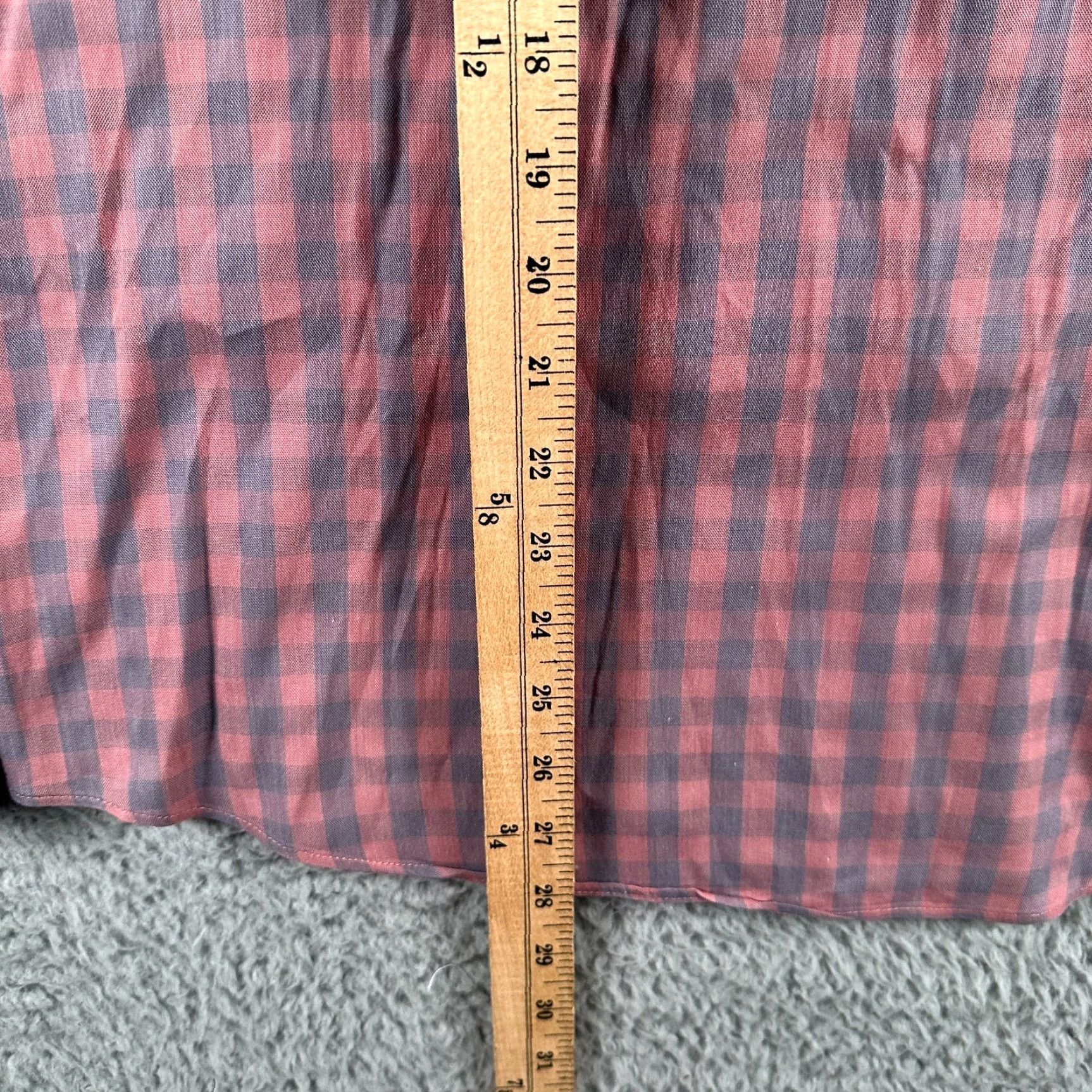 Faherty Faherty Shirt Men’s Medium Blue Pink Check Button Down Long Sleeve Performance Size US M / EU 48-50 / 2 - 7 Thumbnail
