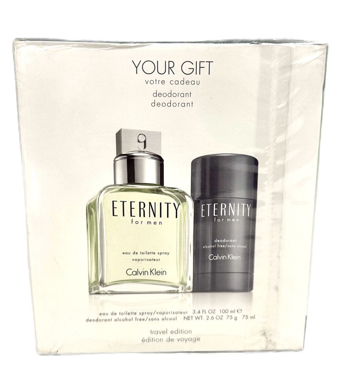 Calvin Klein Calvin Klein Eternity 2pc Travel Perfume Set for Men Size ONE SIZE - 1 Thumbnail