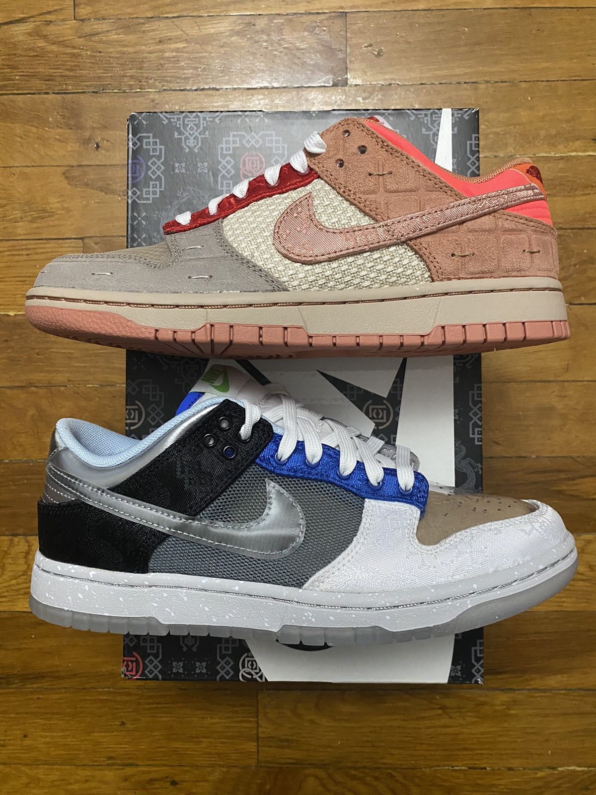 CLOT × Nike Size 6.5 - Nike Dunk Low SP What The CLOT with Card Men’s Size US 6.5 / EU 39-40 - 3 Thumbnail