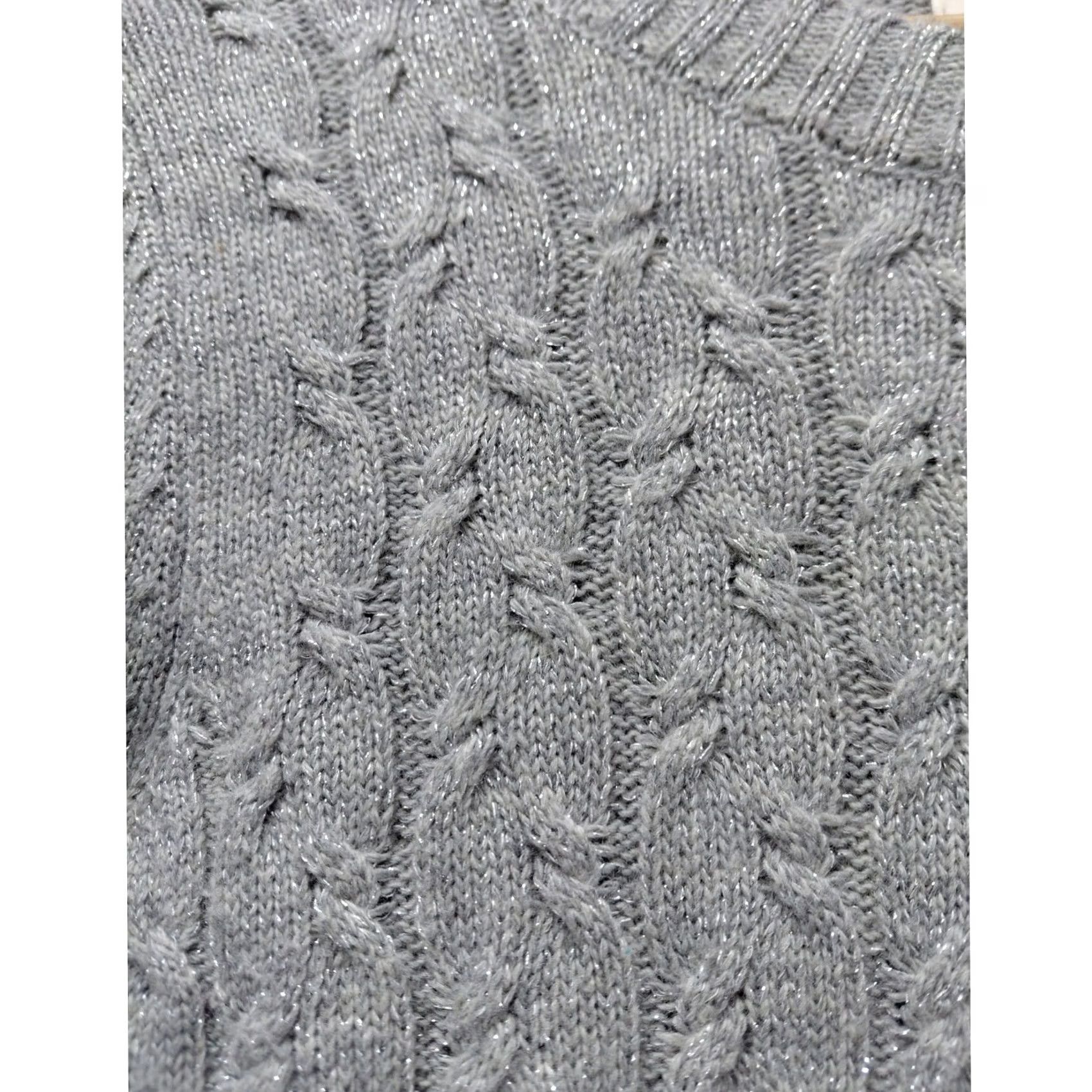 Banana Republic Banana Republic Sweater Womens XS Gray Grey Cable Knit Italian Fabric Size Size XS / US 0-2 / IT 36-38 - 3 Thumbnail