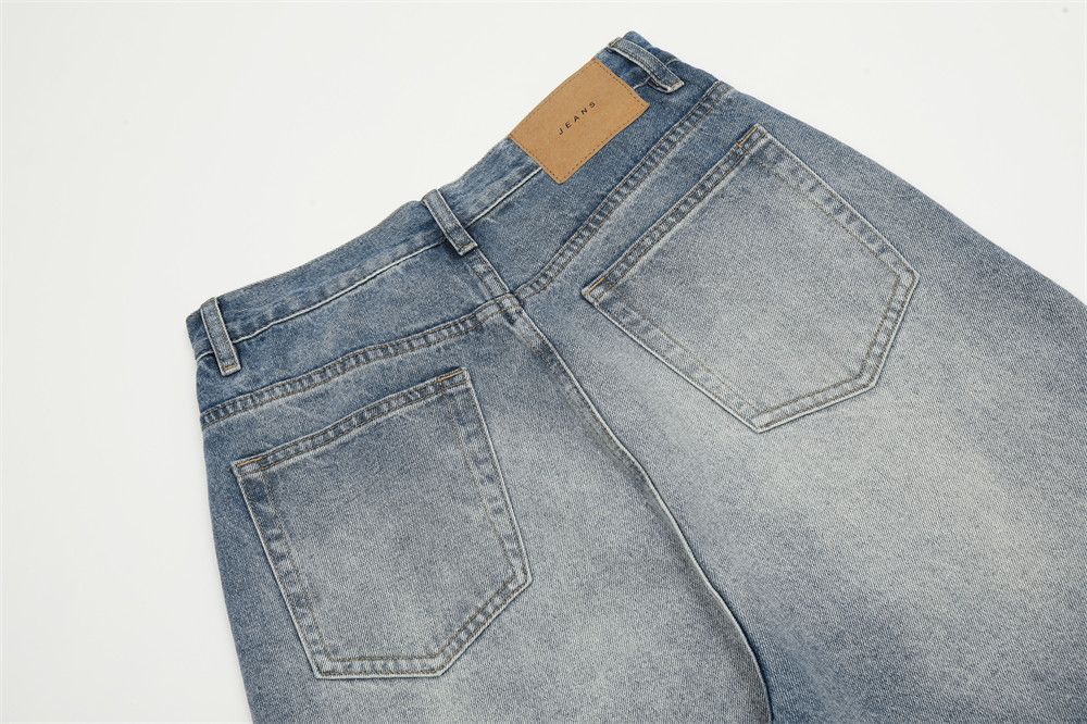 Japanese Brand × Jean Men's high street straight washed button jeans Size US 32 / EU 48 - 5 Thumbnail