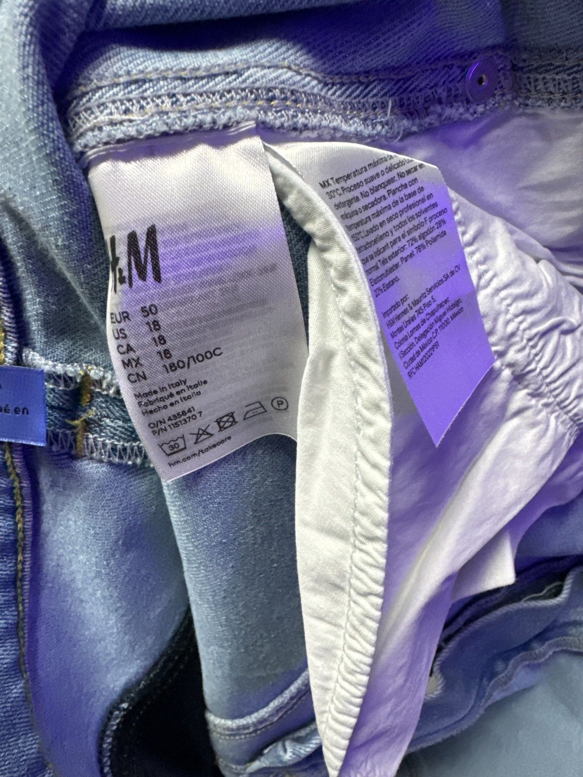 H&M × Mugler H&M Mugler Jeans Size 36" / US 14 / IT 50 - 3 Thumbnail