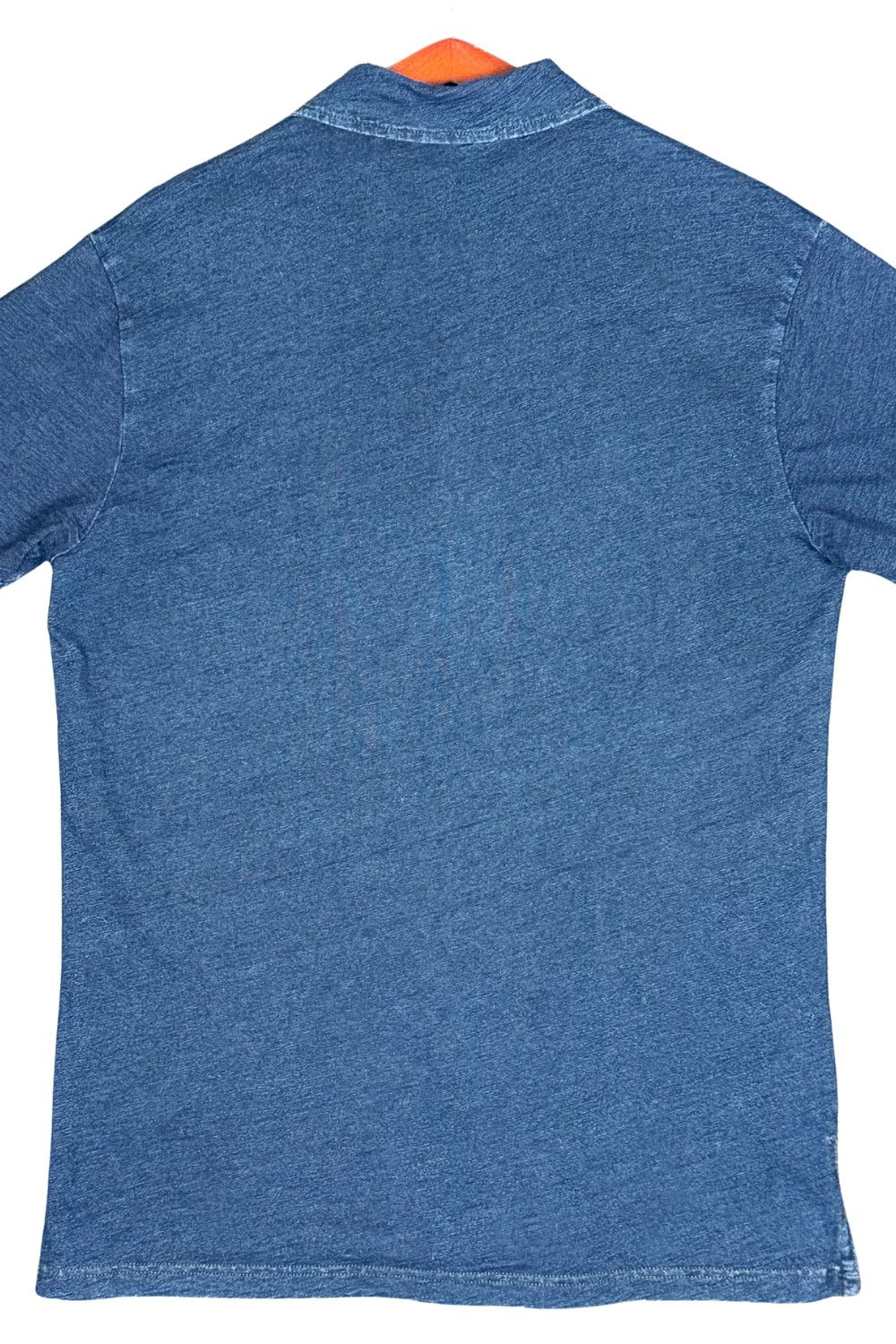 RRL Ralph Lauren RRL Double RL Indigo Dyed Slub Jersey Polo Shirt Size US M / EU 48-50 / 2 - 14 Thumbnail